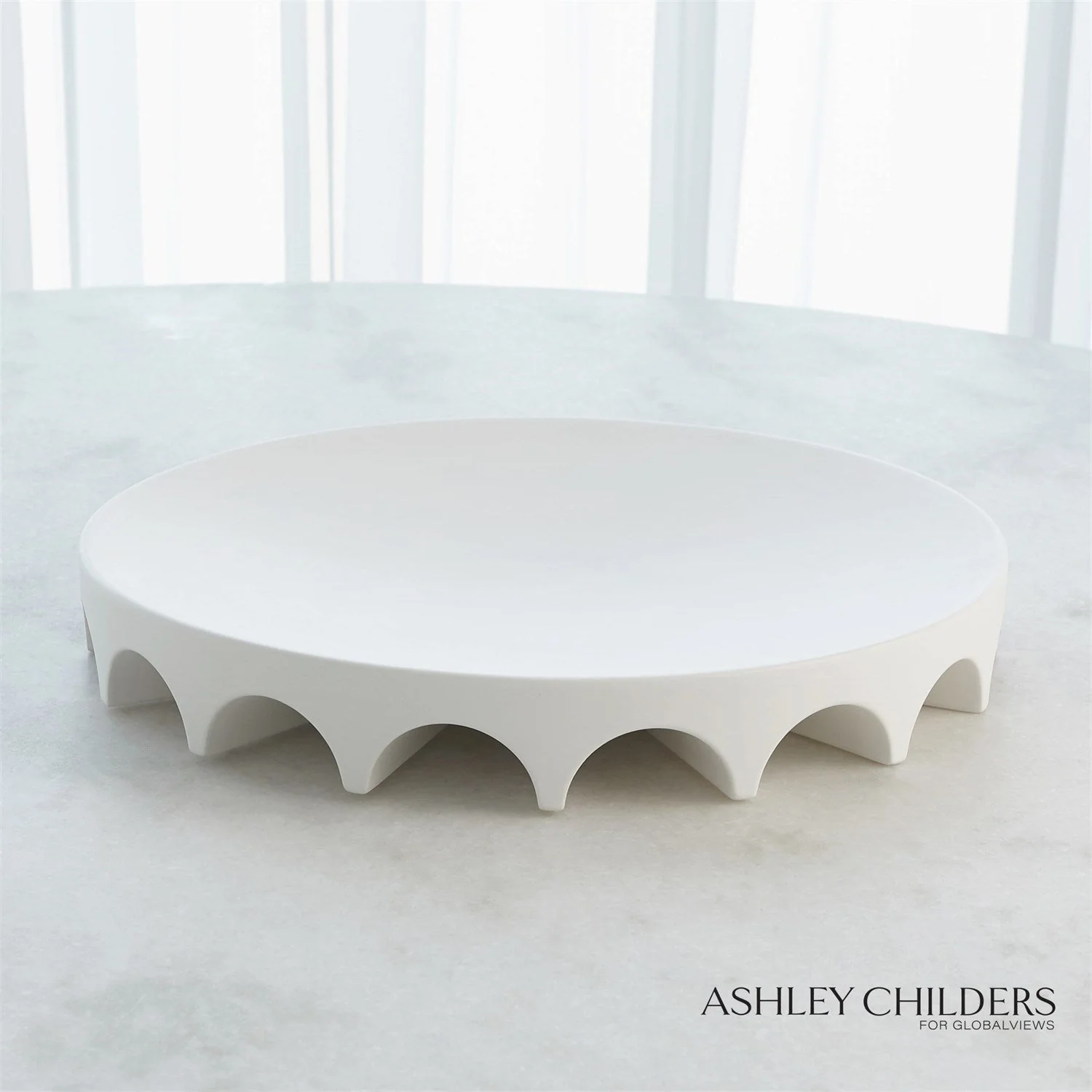 Global Views Arches Tabletop Pedestal by Ashley Childers - Image 7