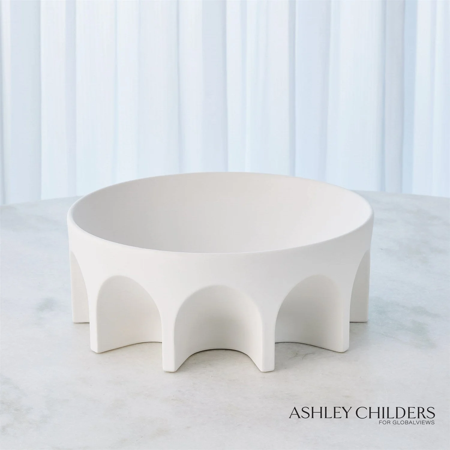 Global Views Arches Wide Bowl by Ashley Childers - Image 7