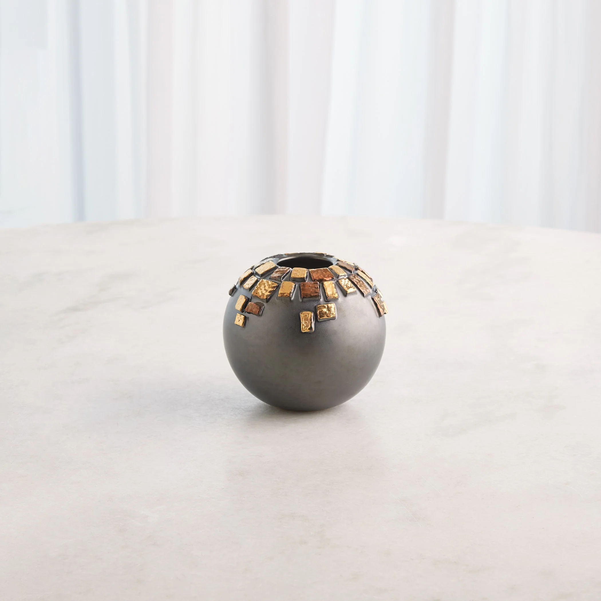 Global Views Array Vase Black Reactive - Image 2