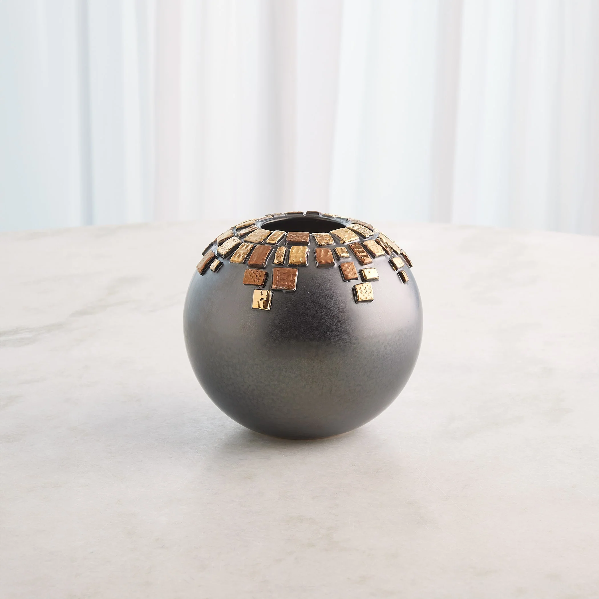 Global Views Array Vase Black Reactive - Image 7