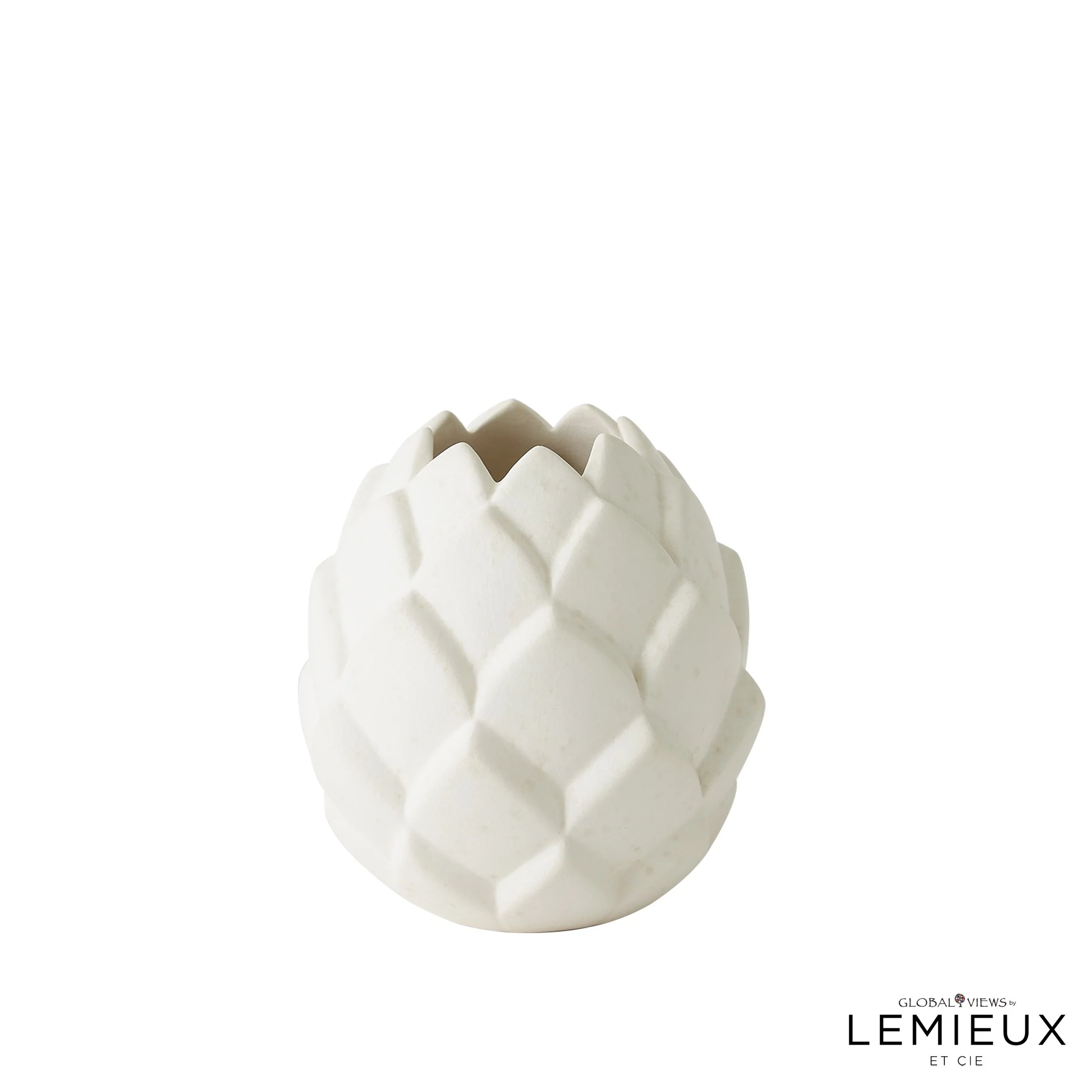 Global Views Artichaut Vase White - Image 2