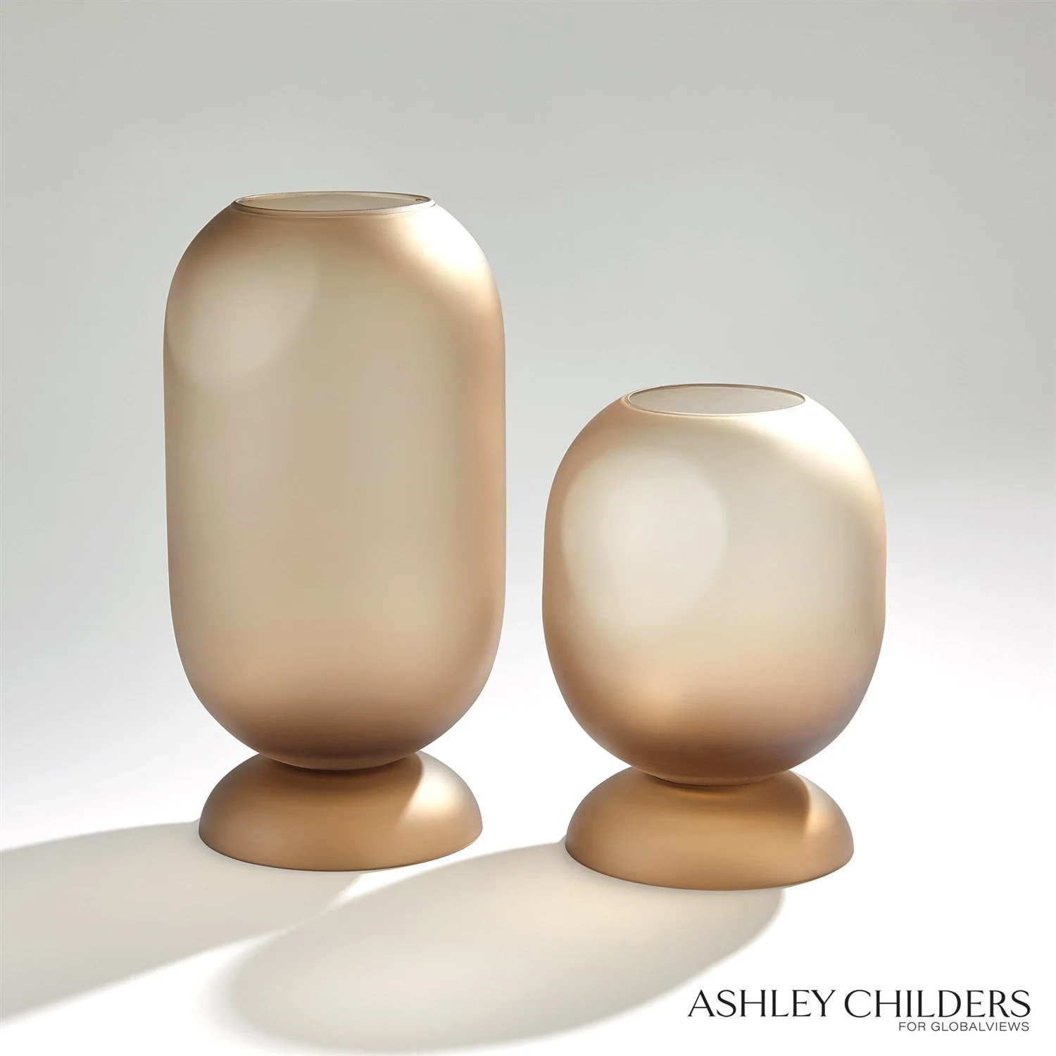 Global Views Ashton Vase-Topaz by Ashley Childers - Image 9