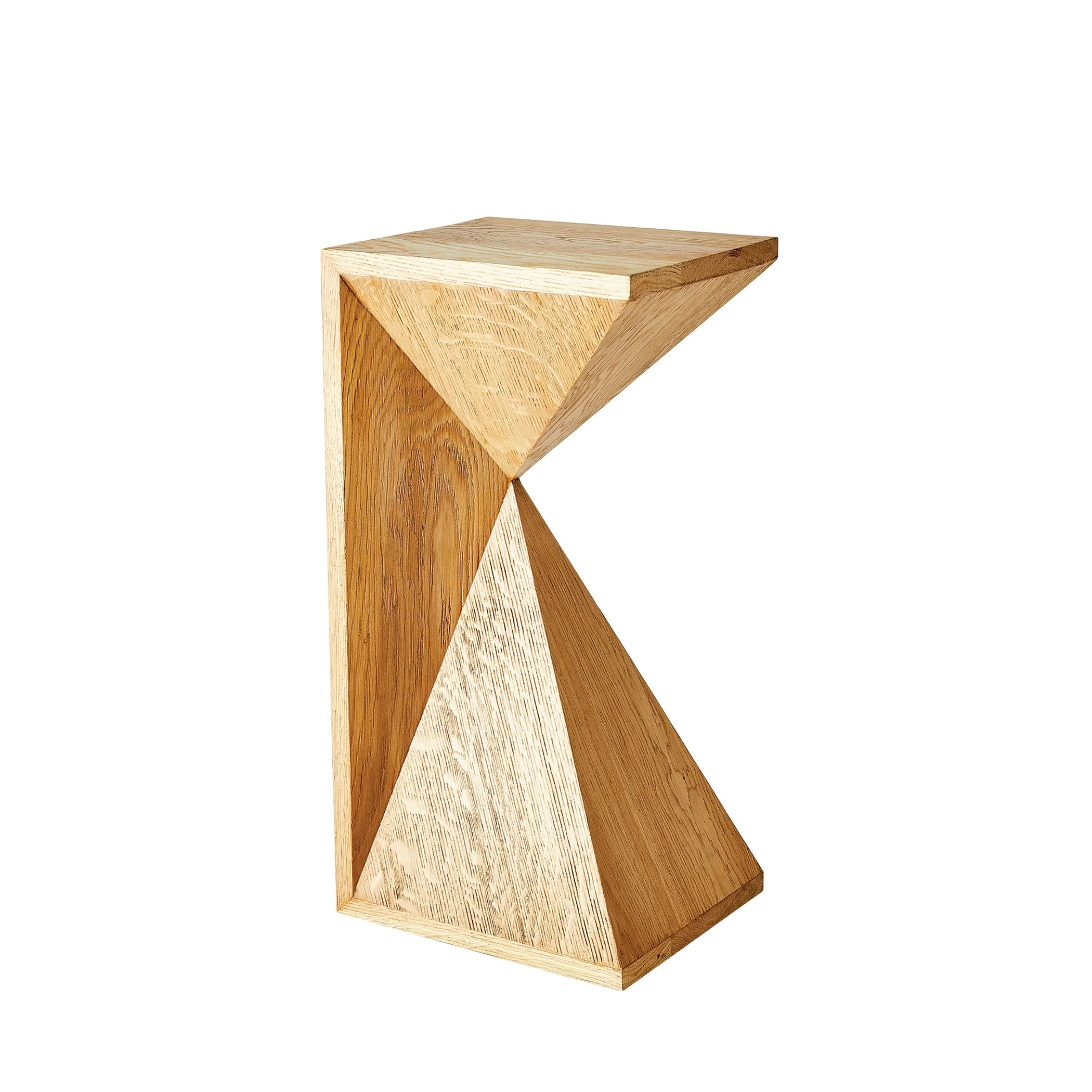 Global Views Asymmetrical Angle Side Table - Image 10