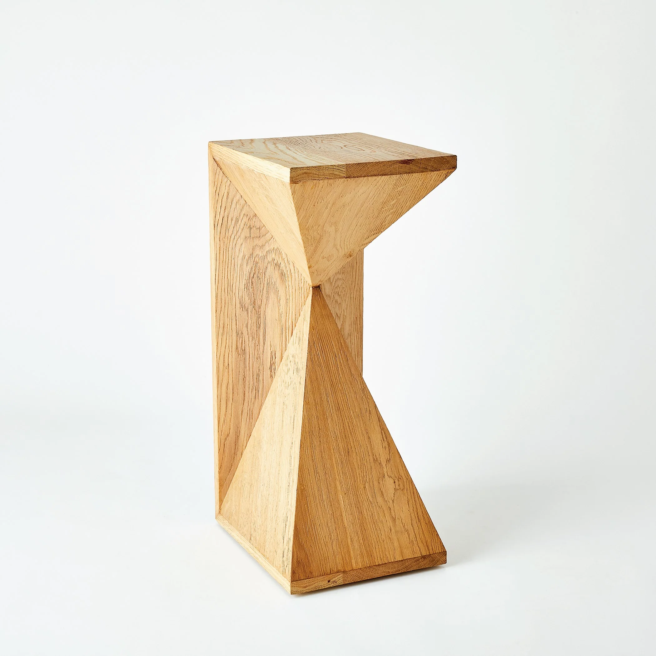 Global Views Asymmetrical Angle Side Table - Image 11