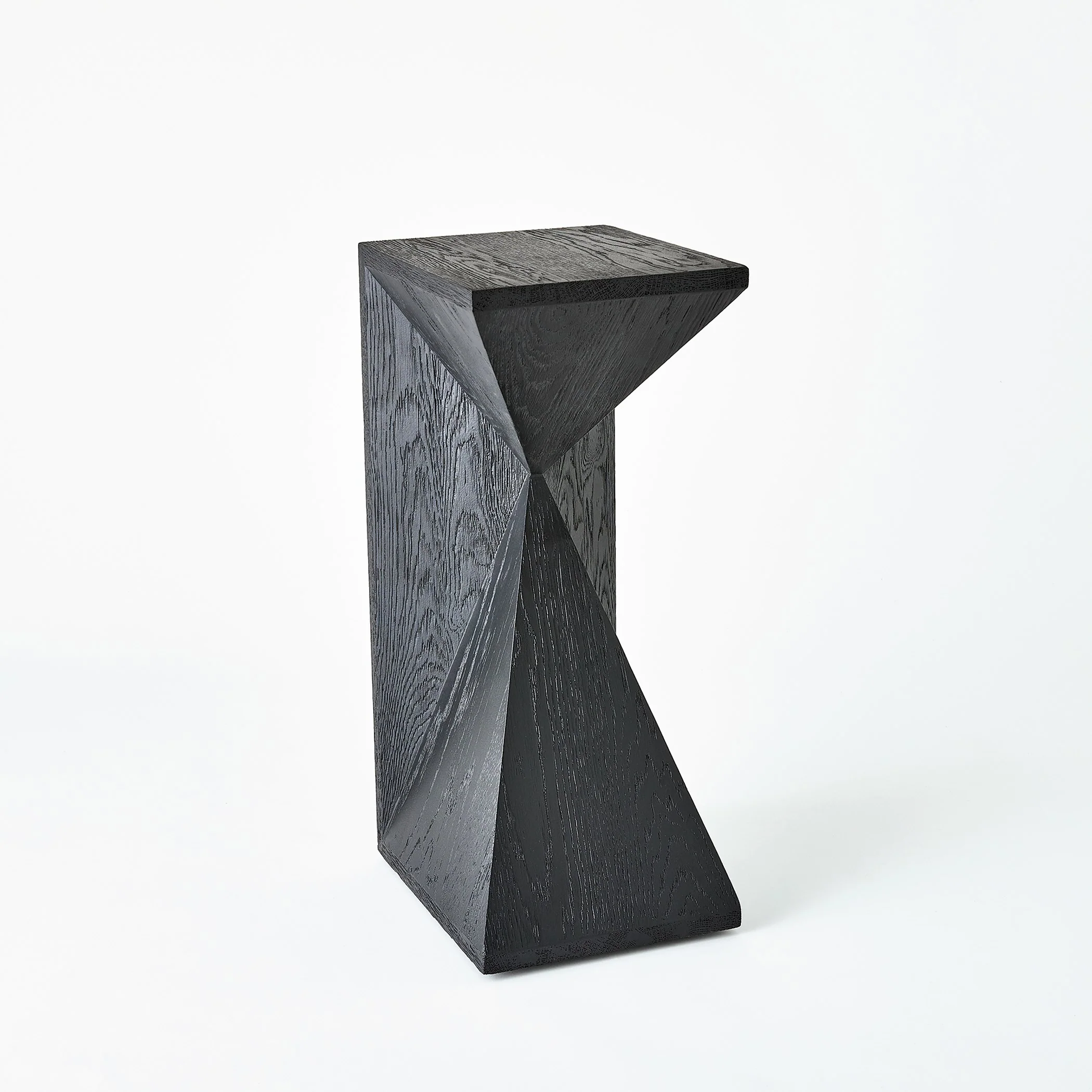 Global Views Asymmetrical Angle Side Table - Image 3