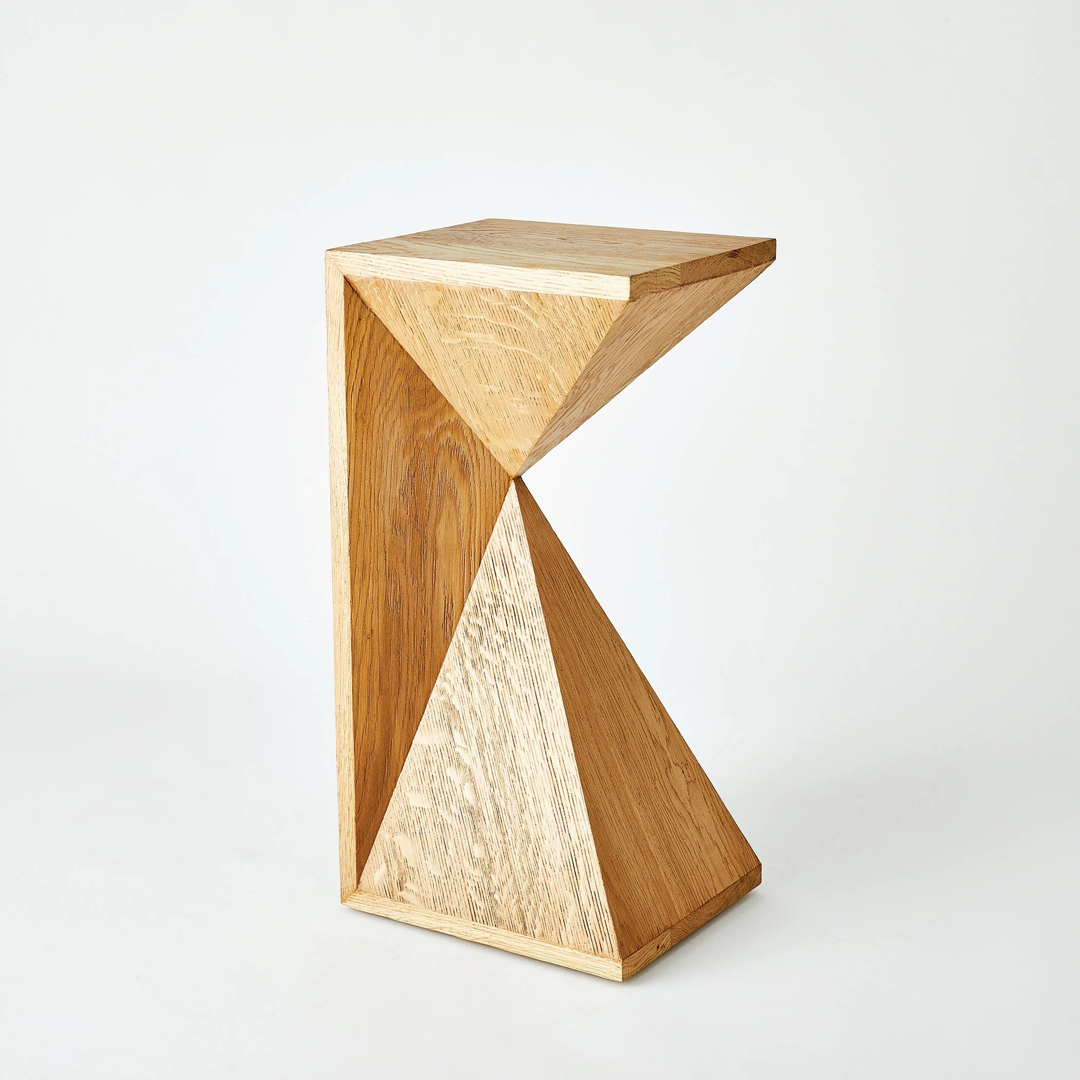 Global Views Asymmetrical Angle Side Table - Image 9