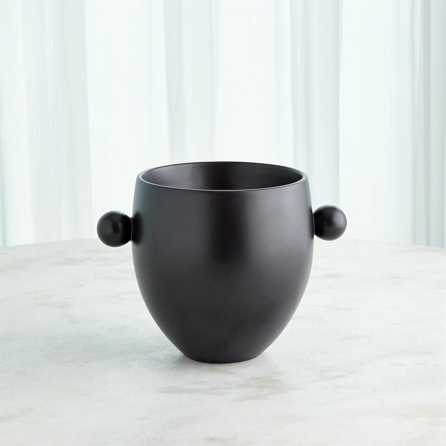 Global Views Ball Handled Collection - Black - Image 3