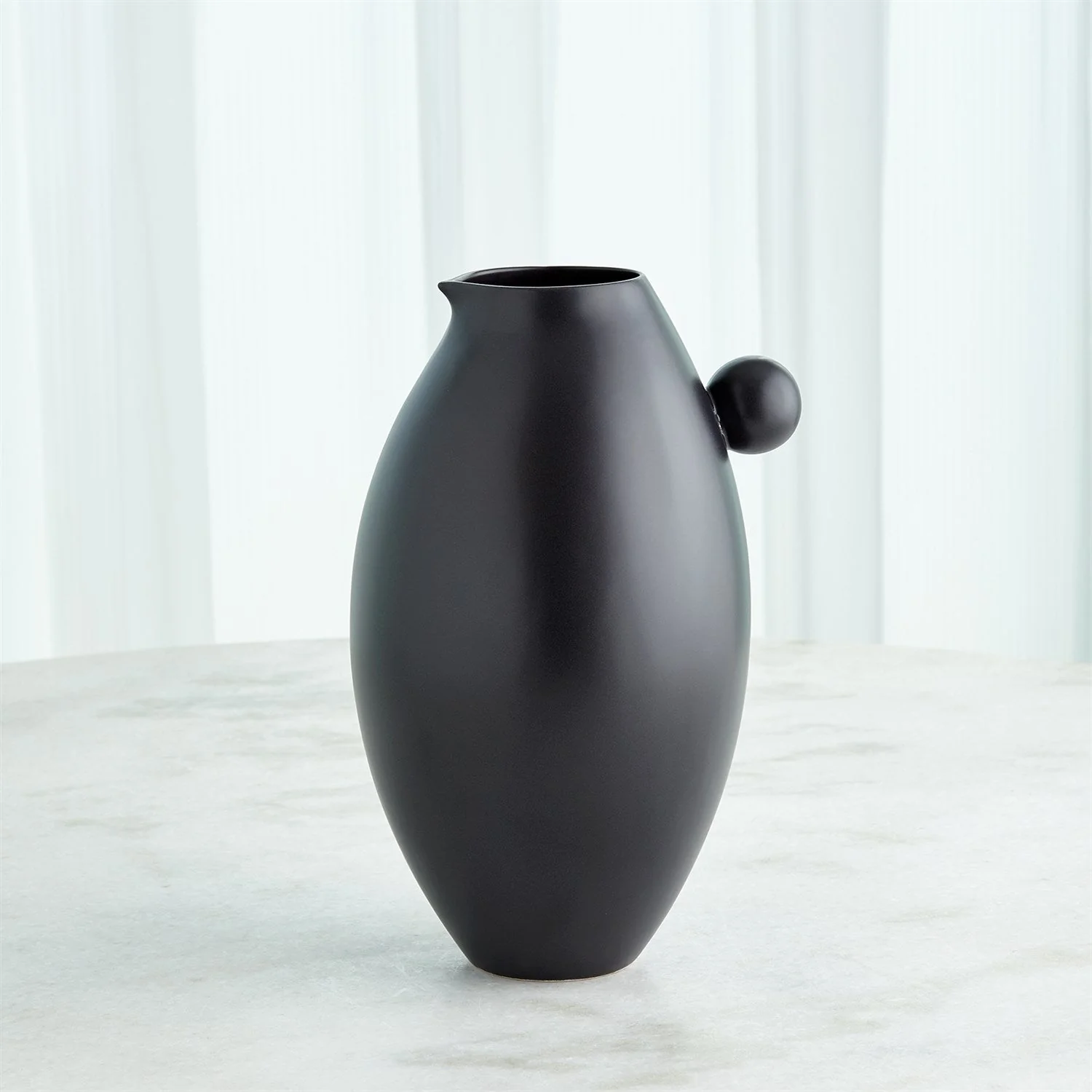 Global Views Ball Handled Collection - Black - Image 6