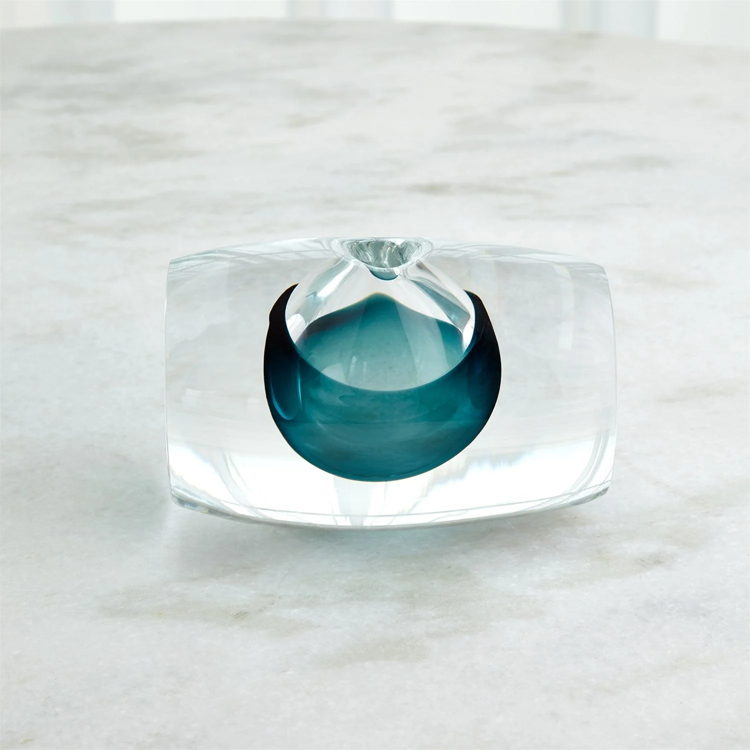 Global Views Barrel Vase - Azure - Image 3
