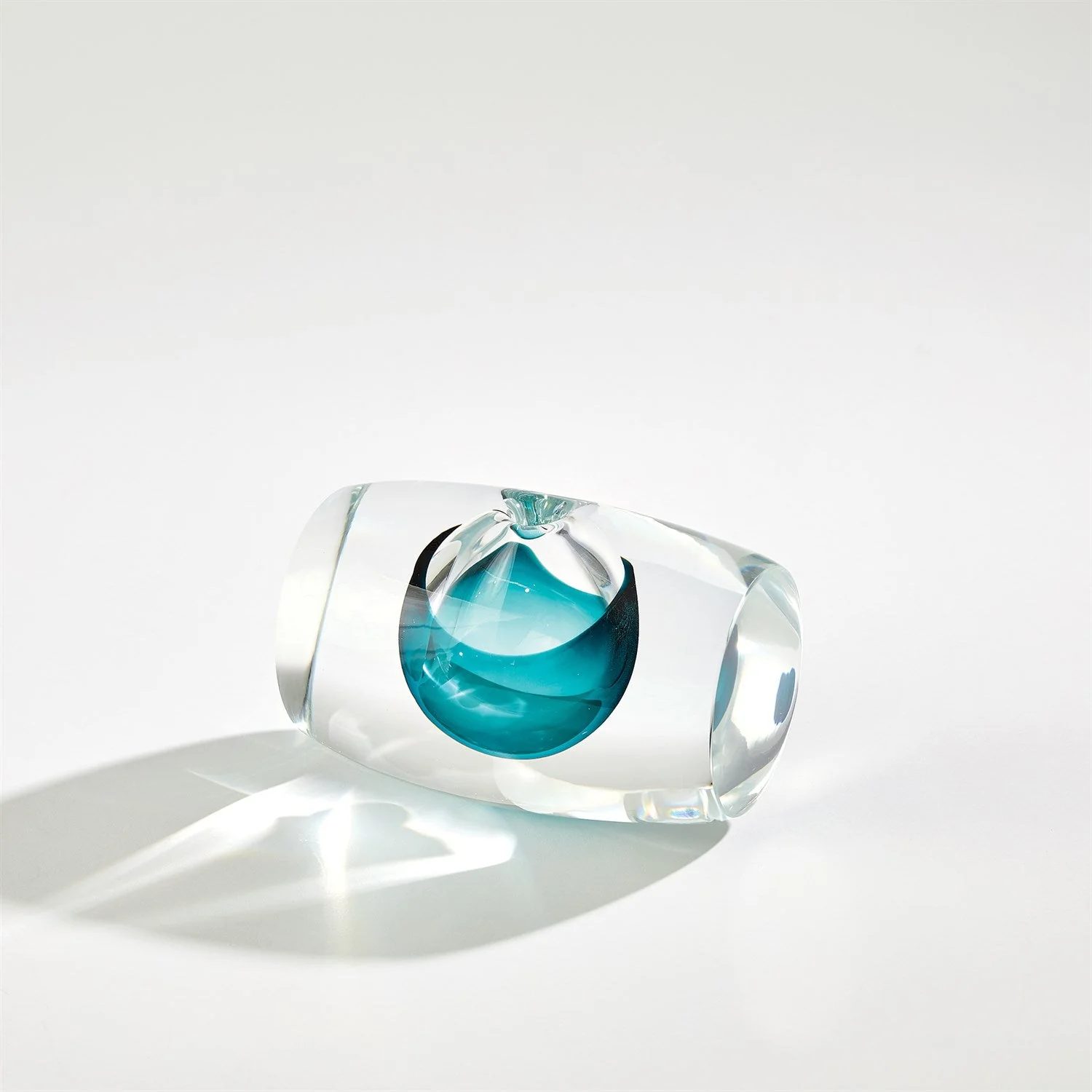 Global Views Barrel Vase - Azure - Image 4