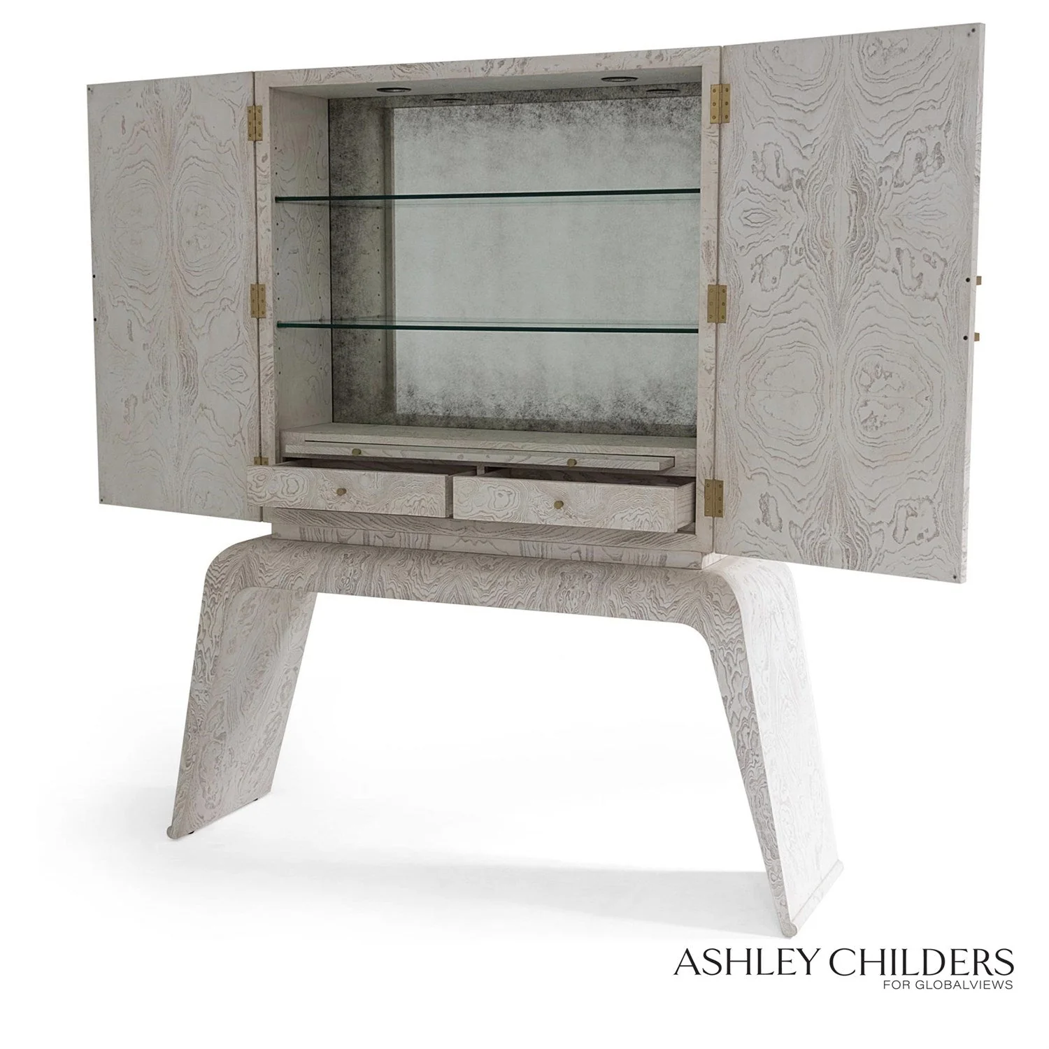 Global Views Baxter Bar Cabinet by Ashley Childers - Image 3