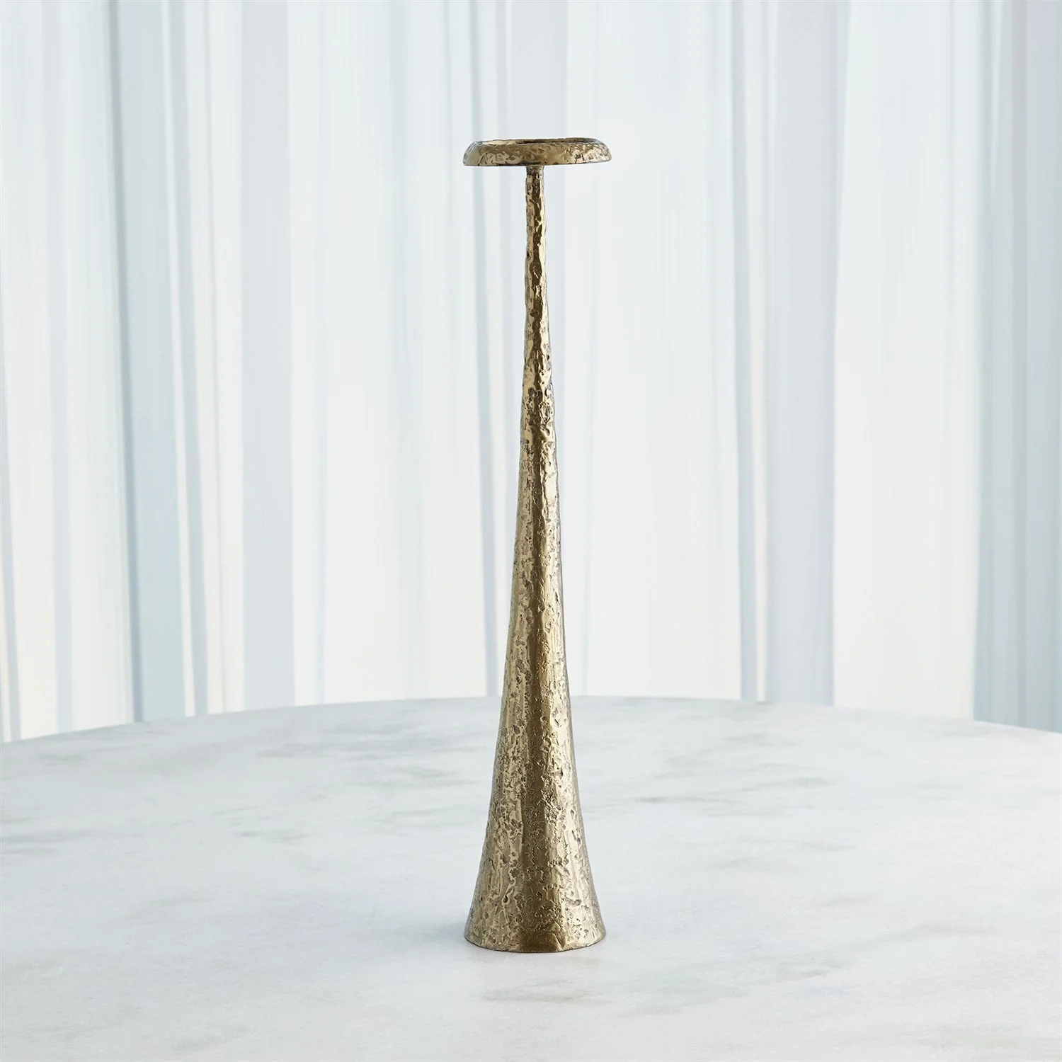 Global Views Beacon Candle Holder - Brass - Image 5