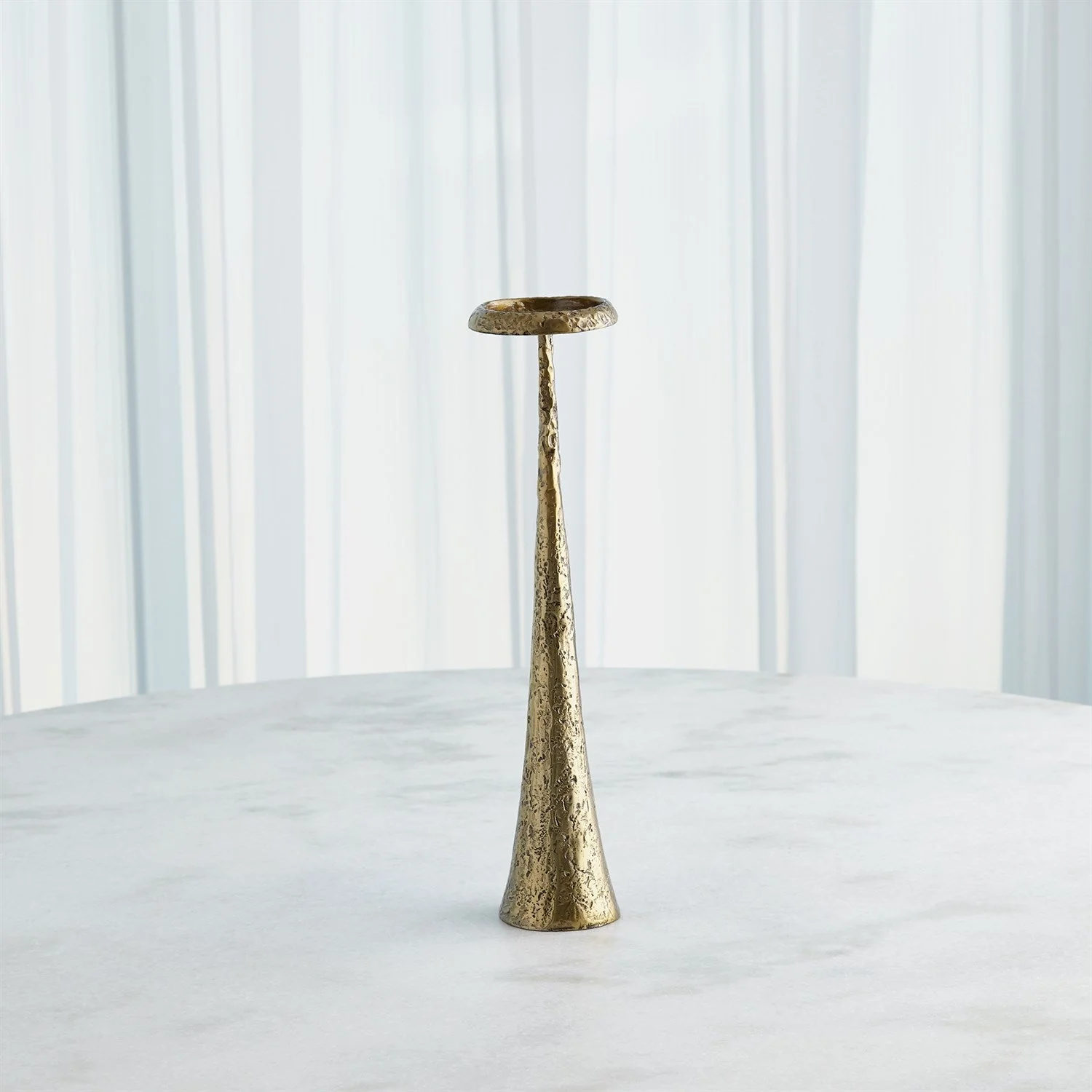 Global Views Beacon Candle Holder - Brass - Image 6