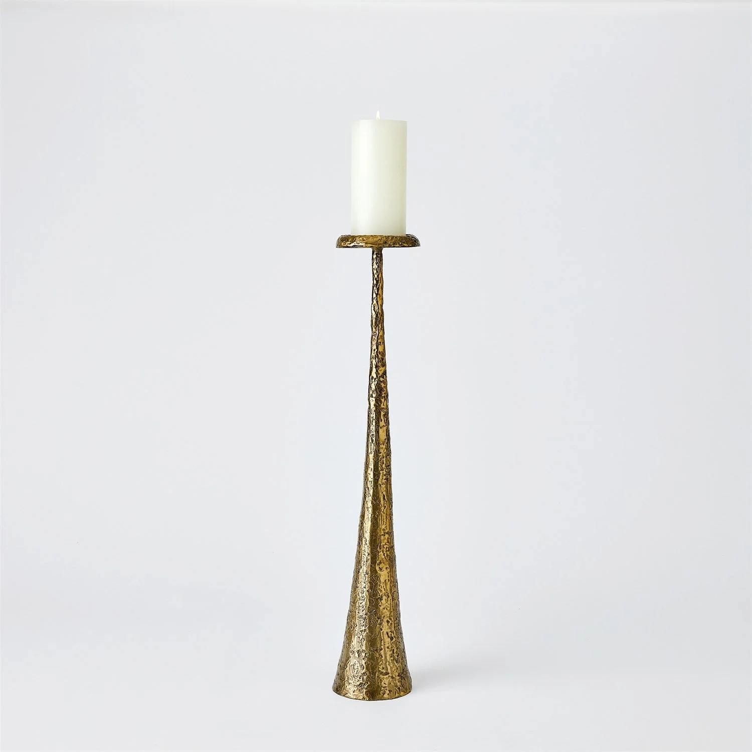 Global Views Beacon Candle Holder - Brass - Image 7