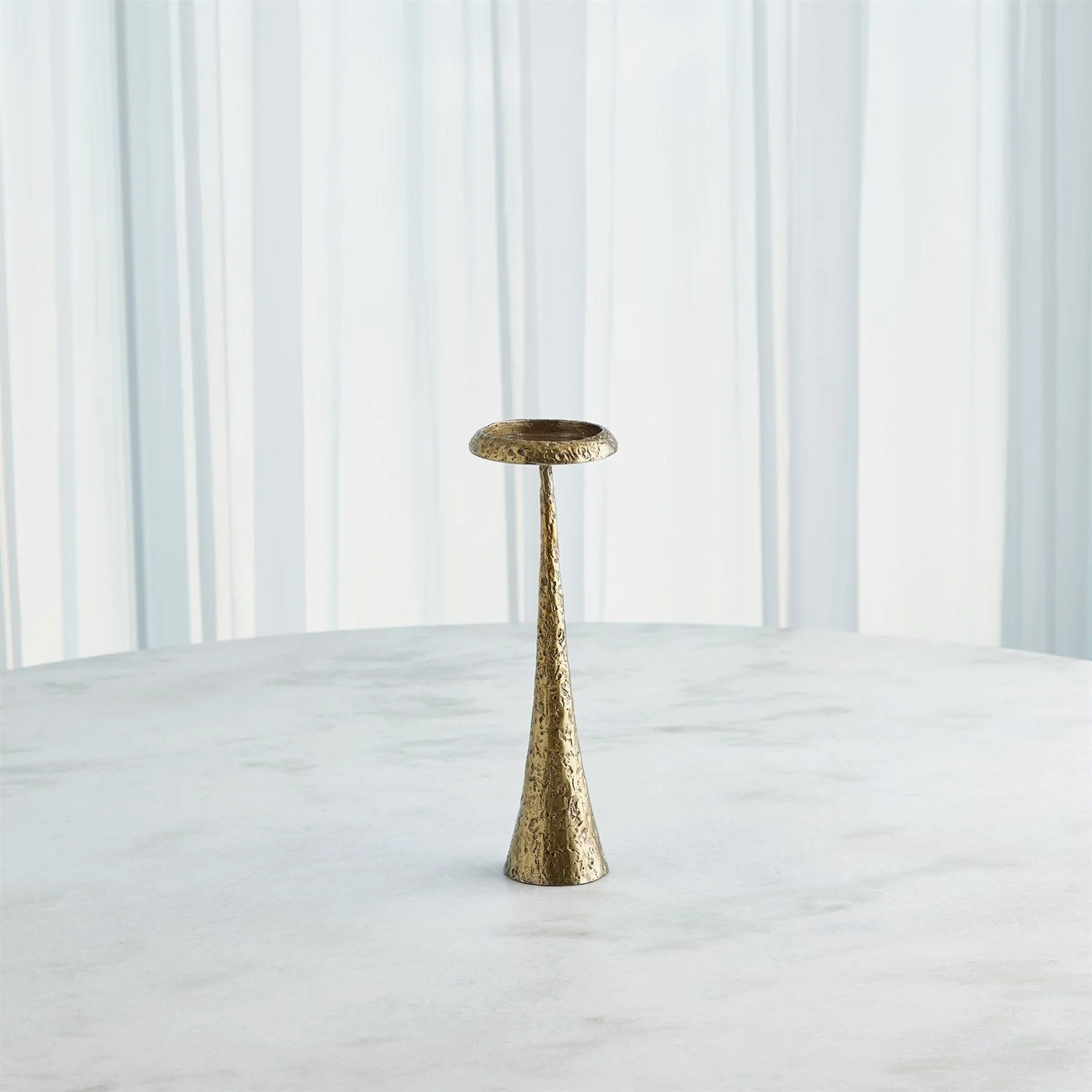 Global Views Beacon Candle Holder - Brass - Image 8