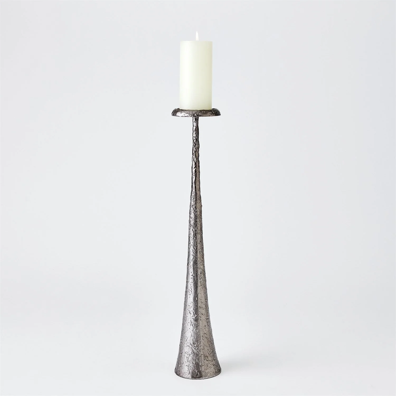 Global Views Beacon Candle Holder - Gunmetal - Image 3
