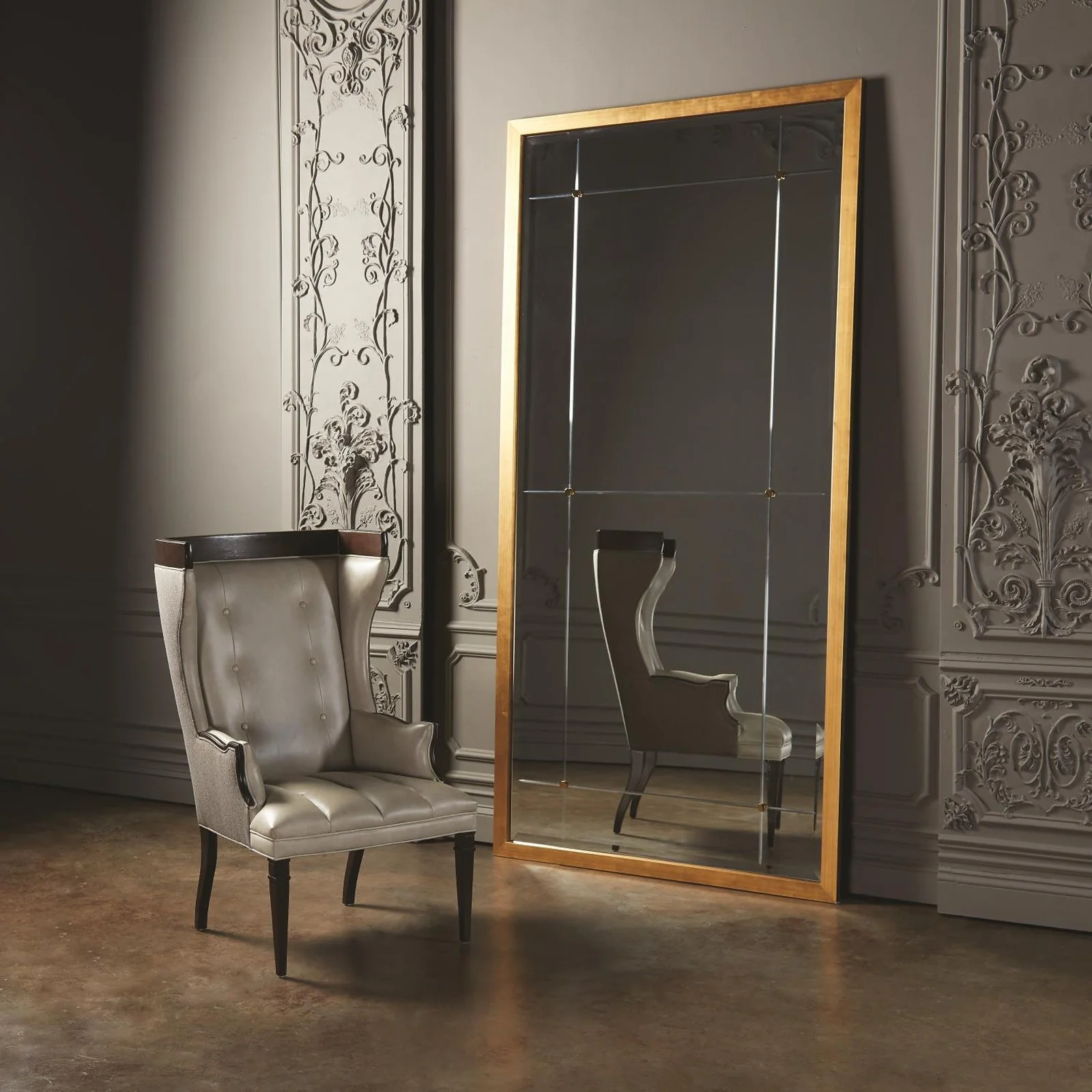 Global Views Beaumont Floor Mirror - Image 2
