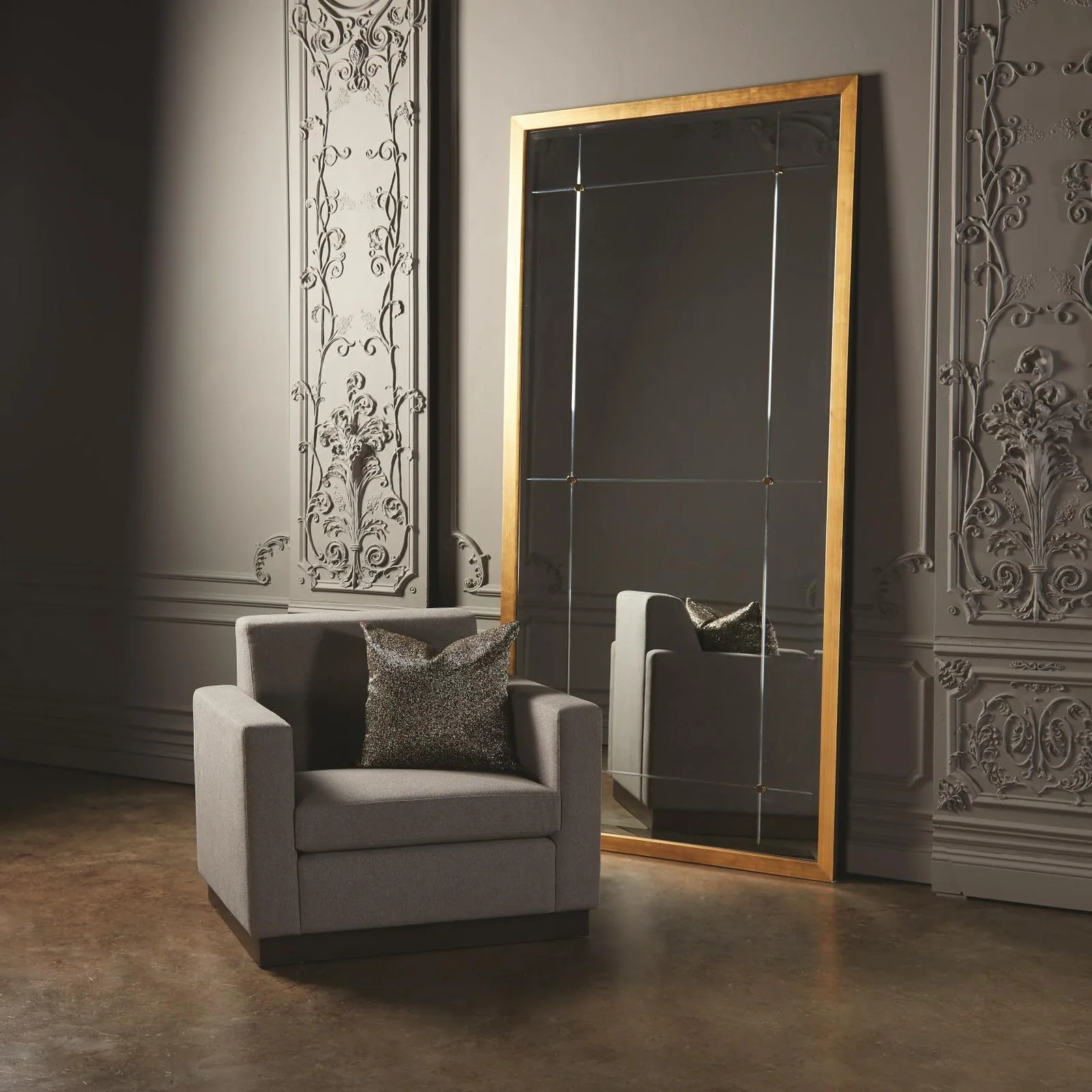 Global Views Beaumont Floor Mirror - Image 3