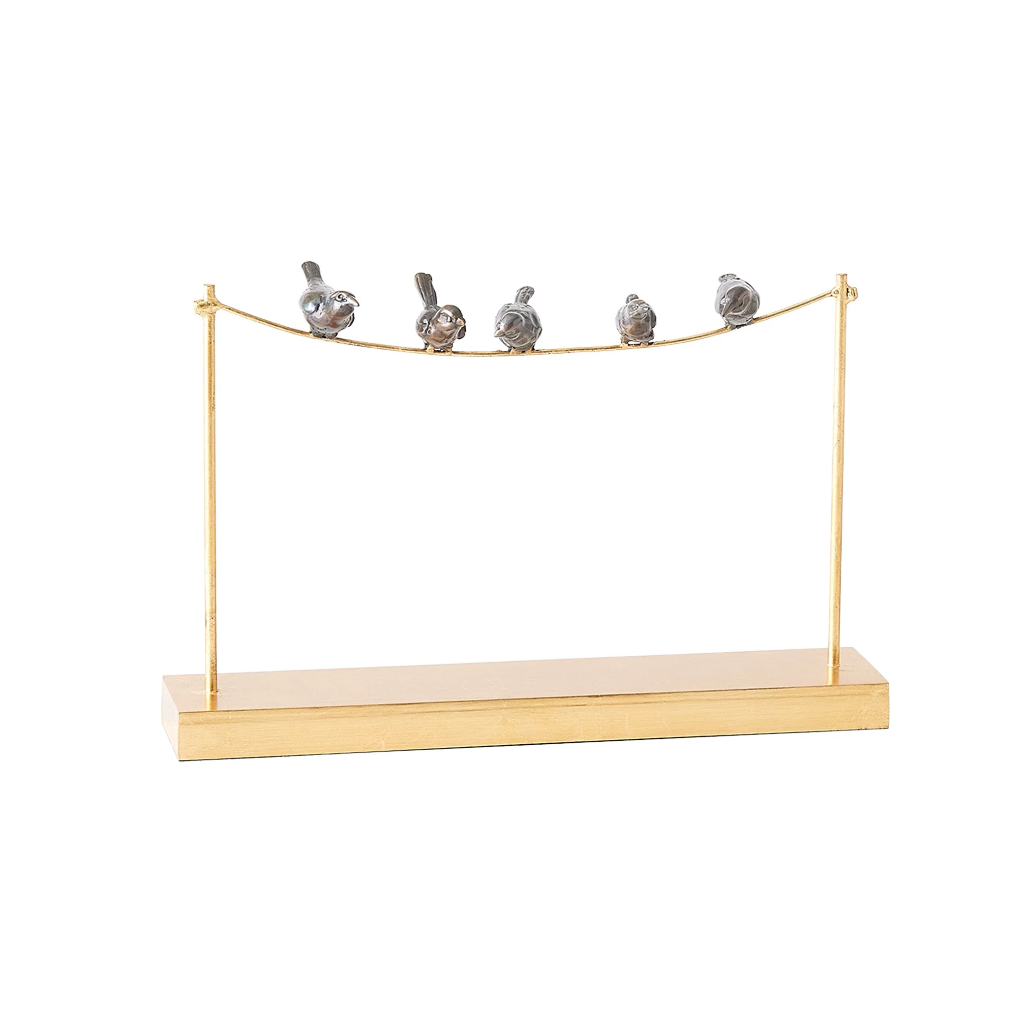 Global Views Birds on a Wire Gold Leaf - Image 6