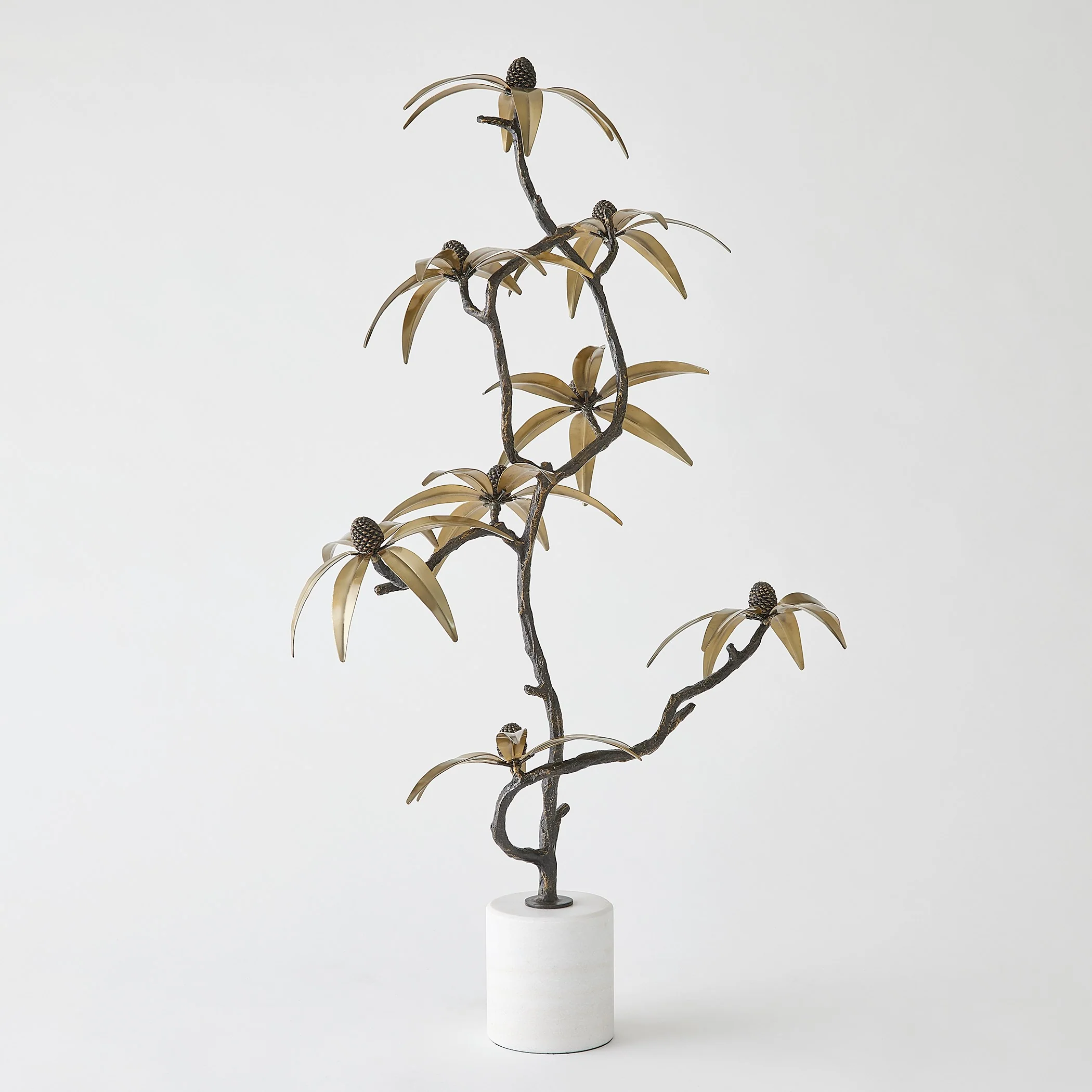 Global Views Black Eyed Susan Sculpture Bronze/Brass - Image 2