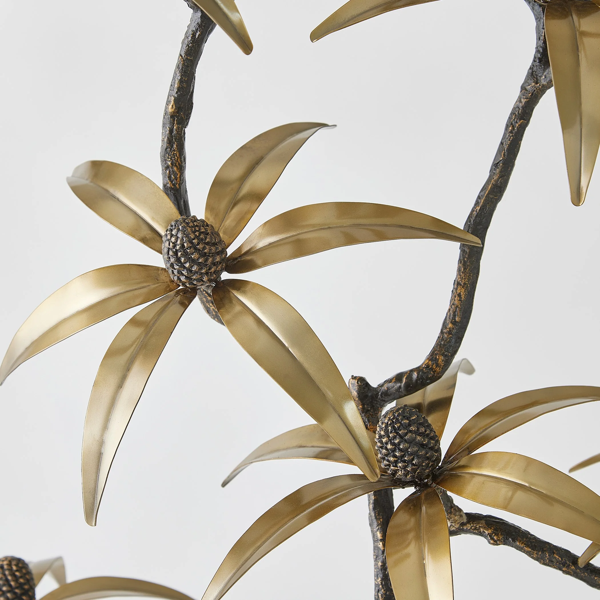 Global Views Black Eyed Susan Sculpture Bronze/Brass - Image 3