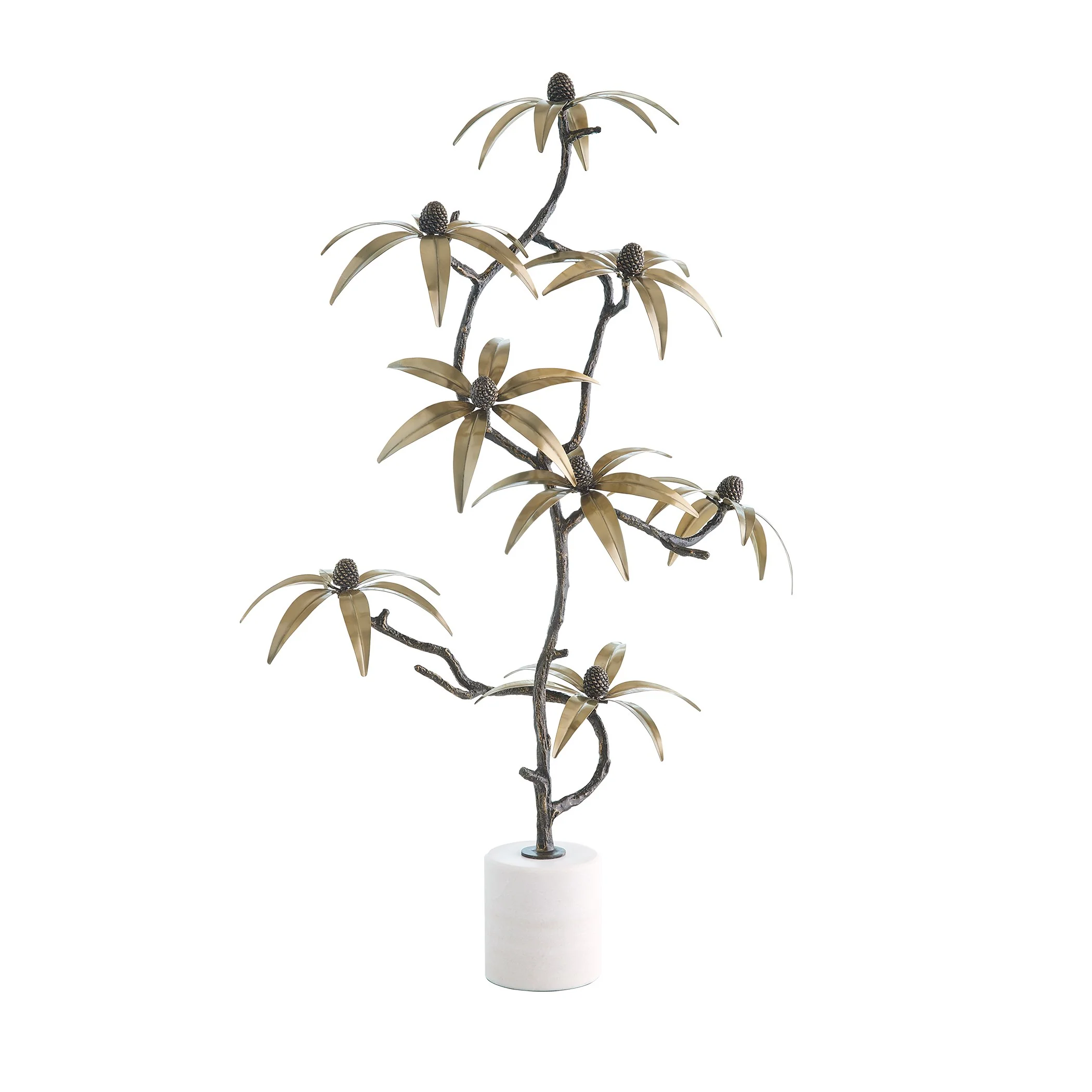 Global Views Black Eyed Susan Sculpture Bronze/Brass - Image 7