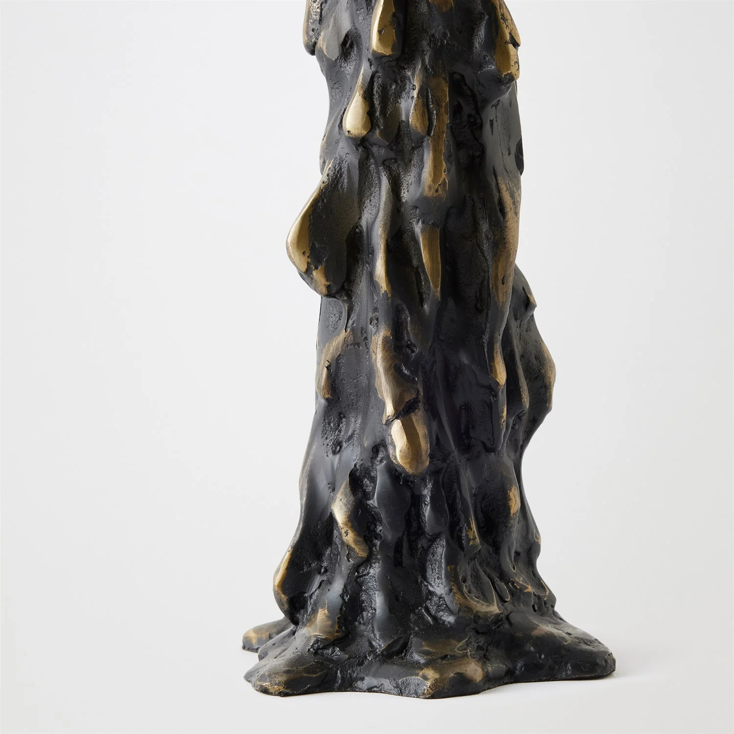 Global Views Black Melting Pillar Candle Holder - Image 3