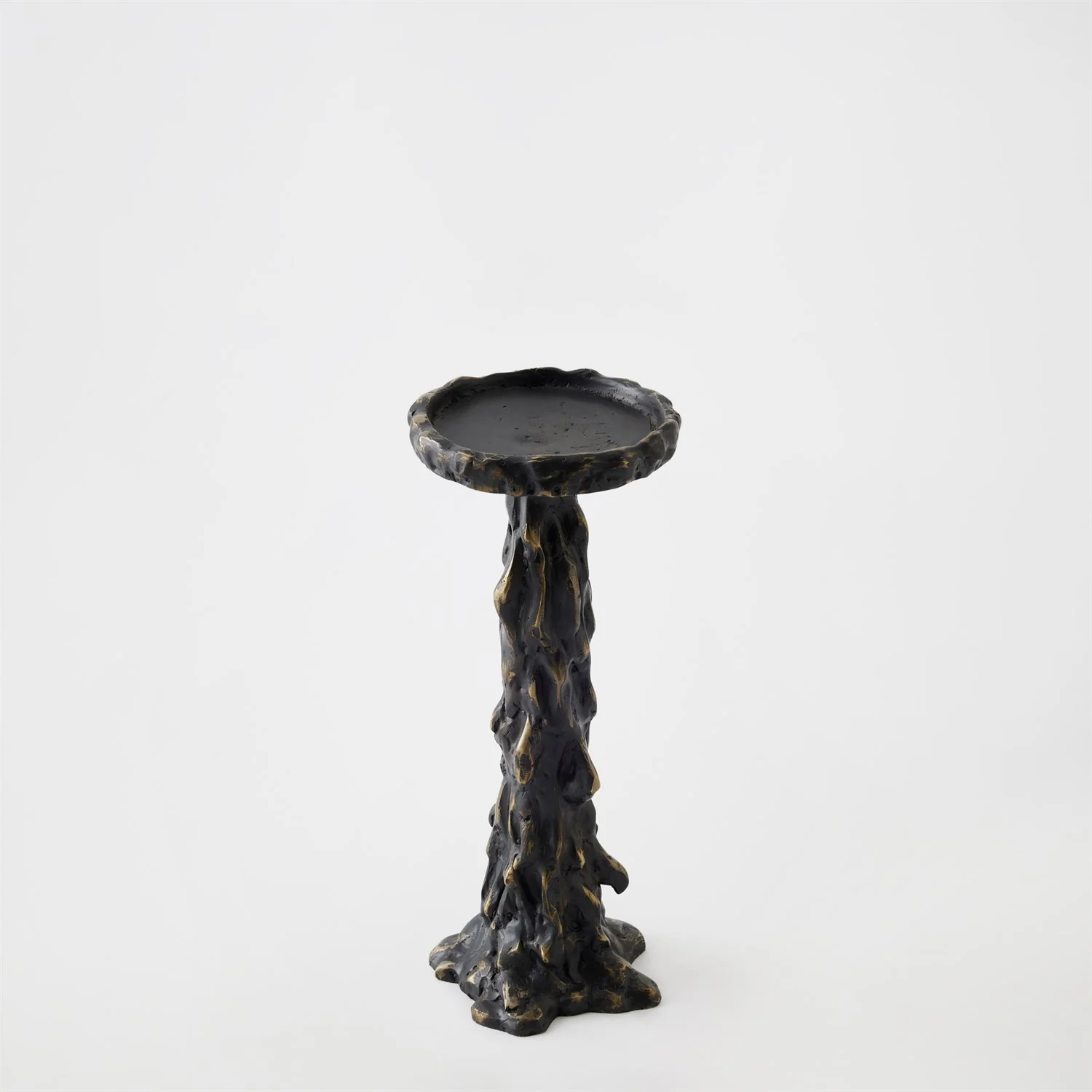 Global Views Black Melting Pillar Candle Holder - Image 7