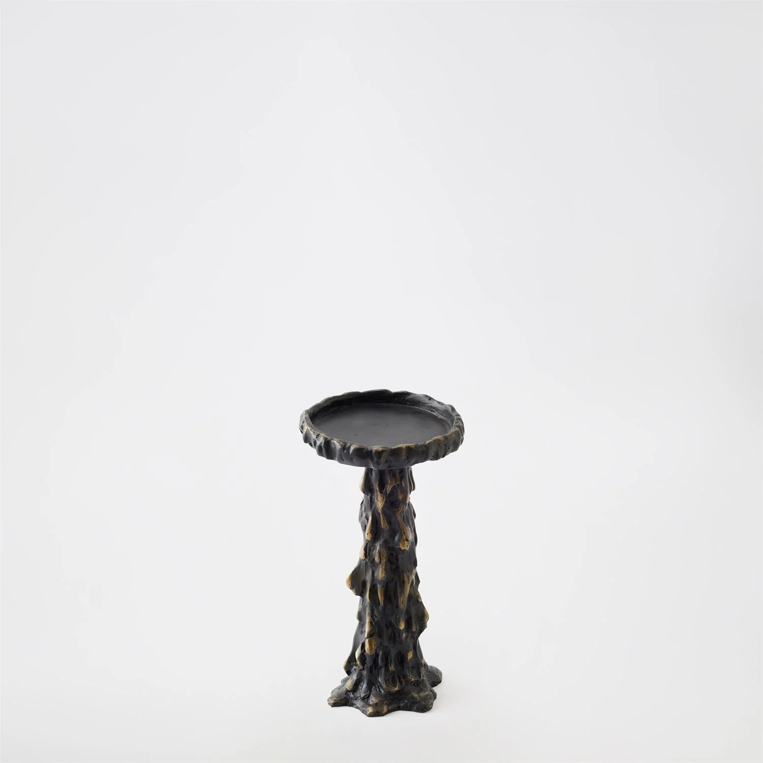 Global Views Black Melting Pillar Candle Holder - Image 8