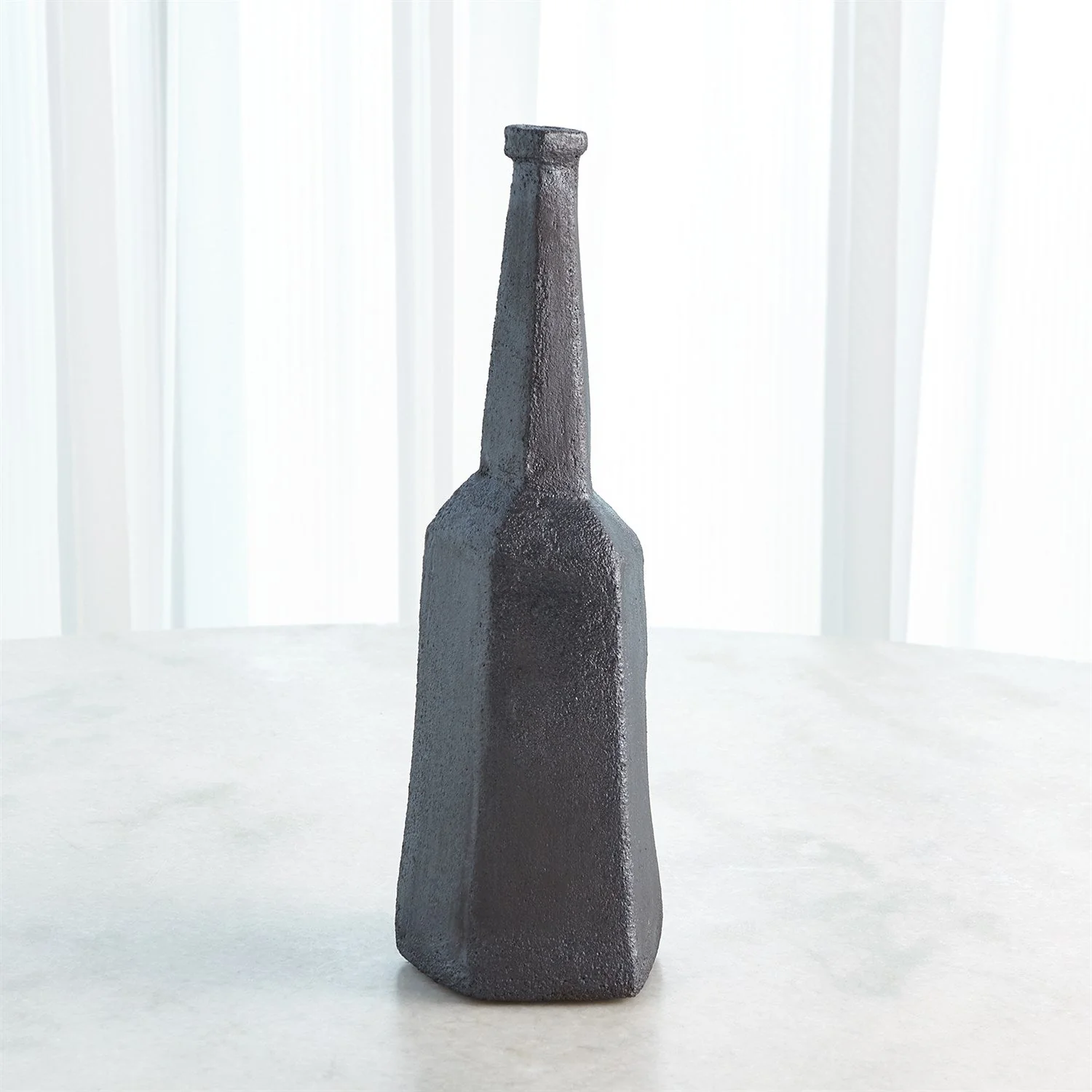 Global Views Black Sculpted Bottle Clearance - Image 2