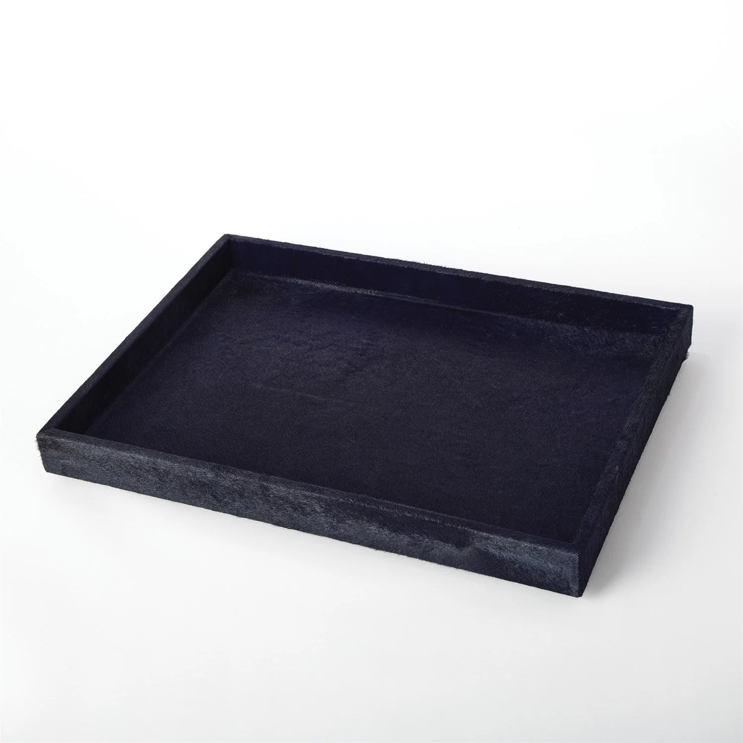Global Views Blue Hair-on-Hide Tray - Image 3
