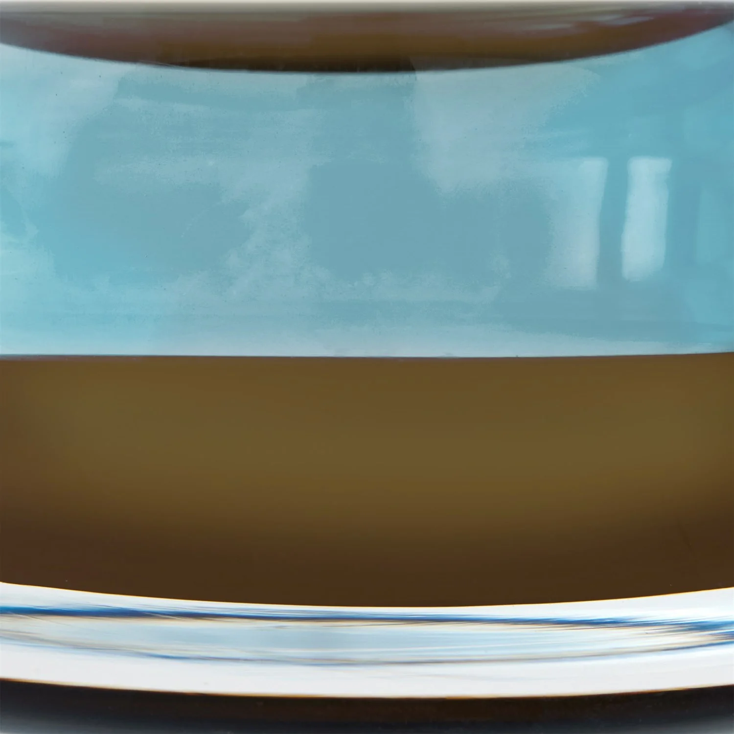 Global Views Blue Thick Cylinder Bowl - Image 4