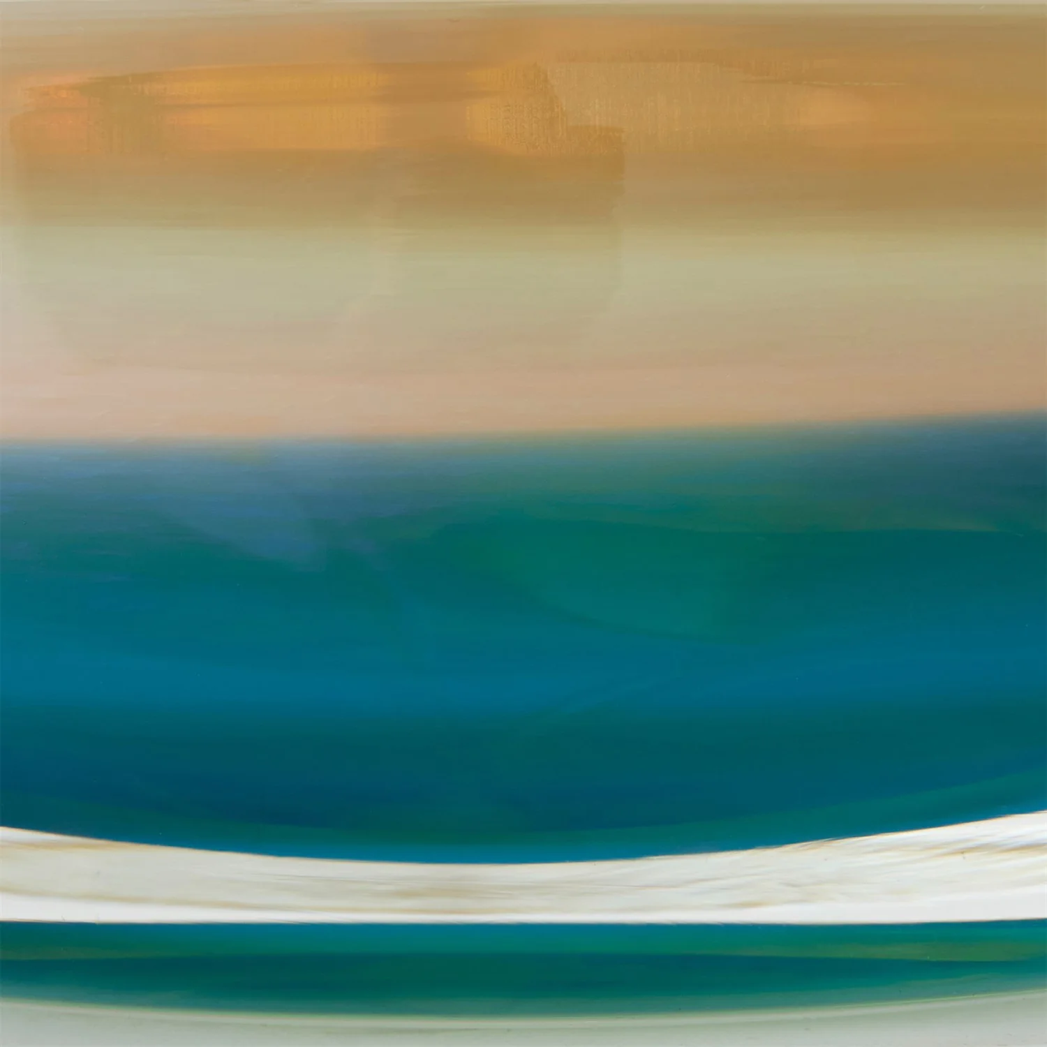 Global Views Blue Thick Cylinder Bowl - Image 7