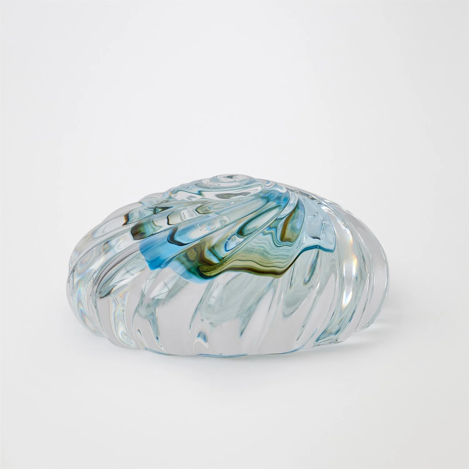 Global Views Blue Topaz Anemone Sculpture - Image 2