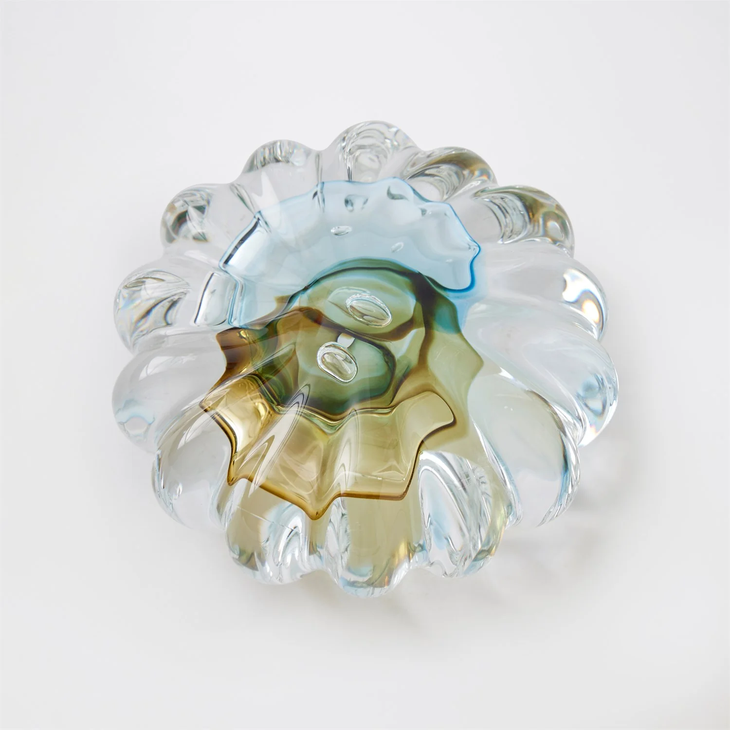 Global Views Blue Topaz Anemone Sculpture - Image 3