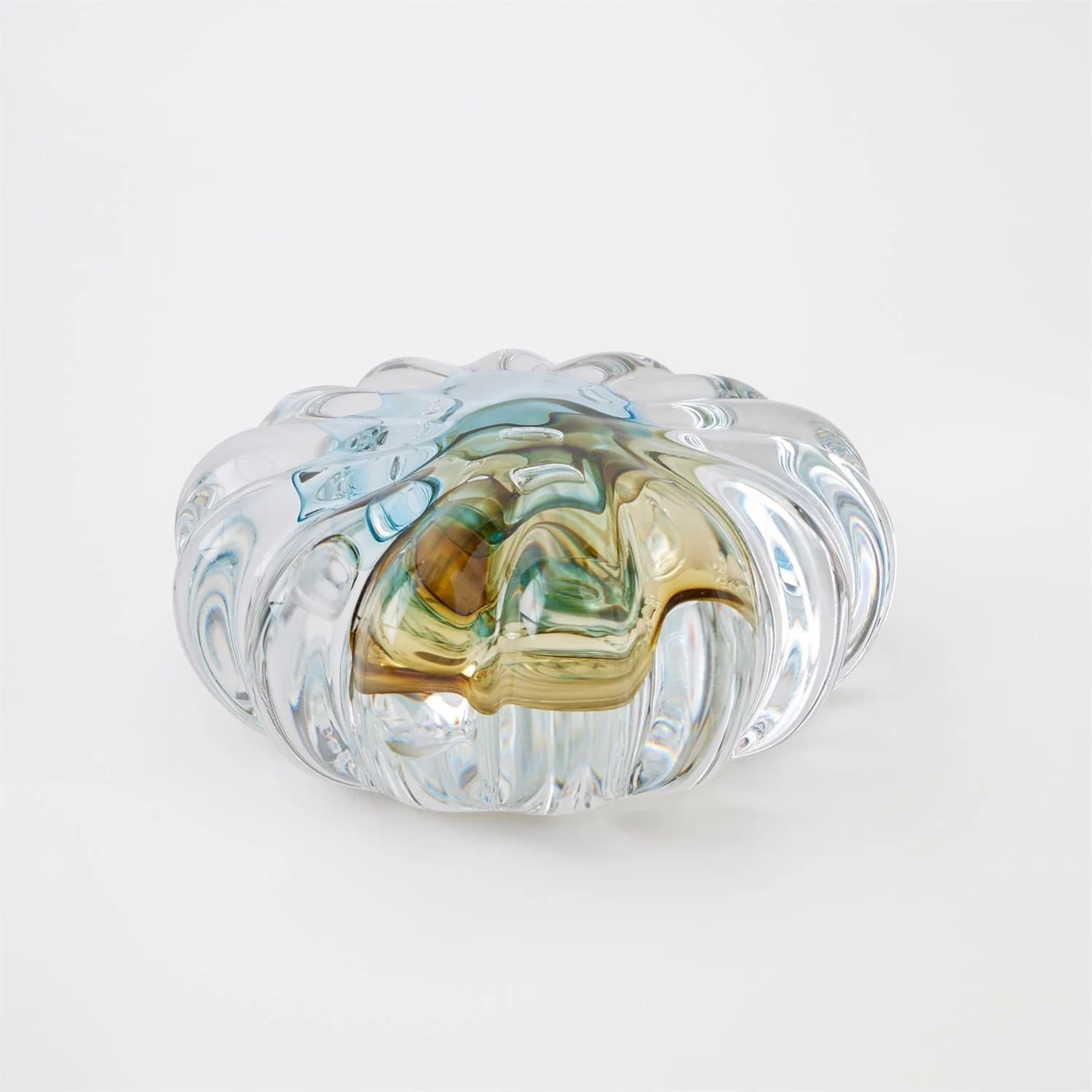 Global Views Blue Topaz Anemone Sculpture - Image 5