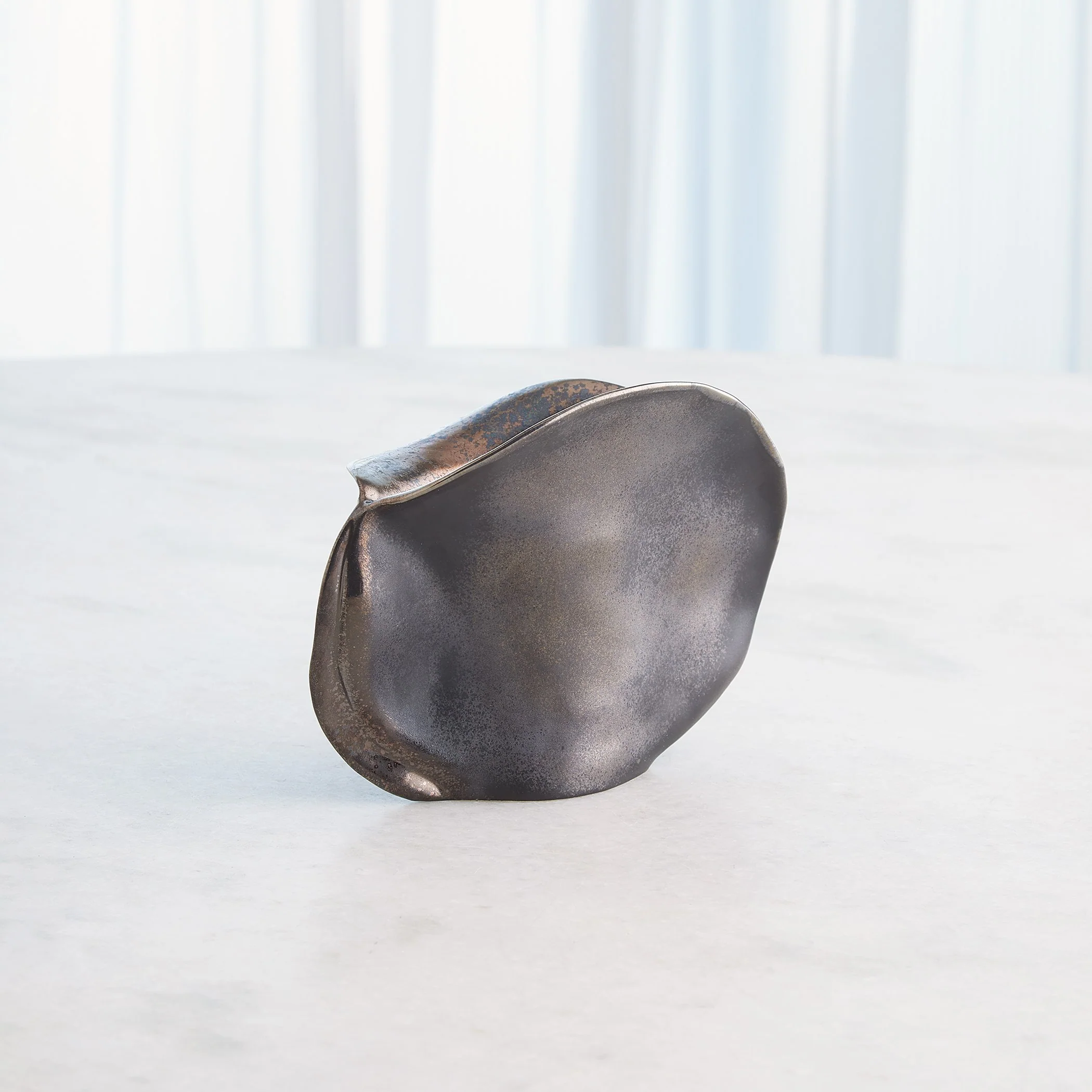 Global Views Bocca Vase Reactive Bronze - Image 4
