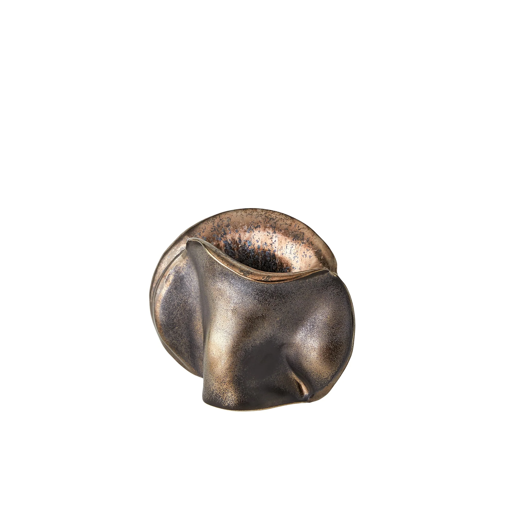 Global Views Bocca Vase Reactive Bronze - Image 6