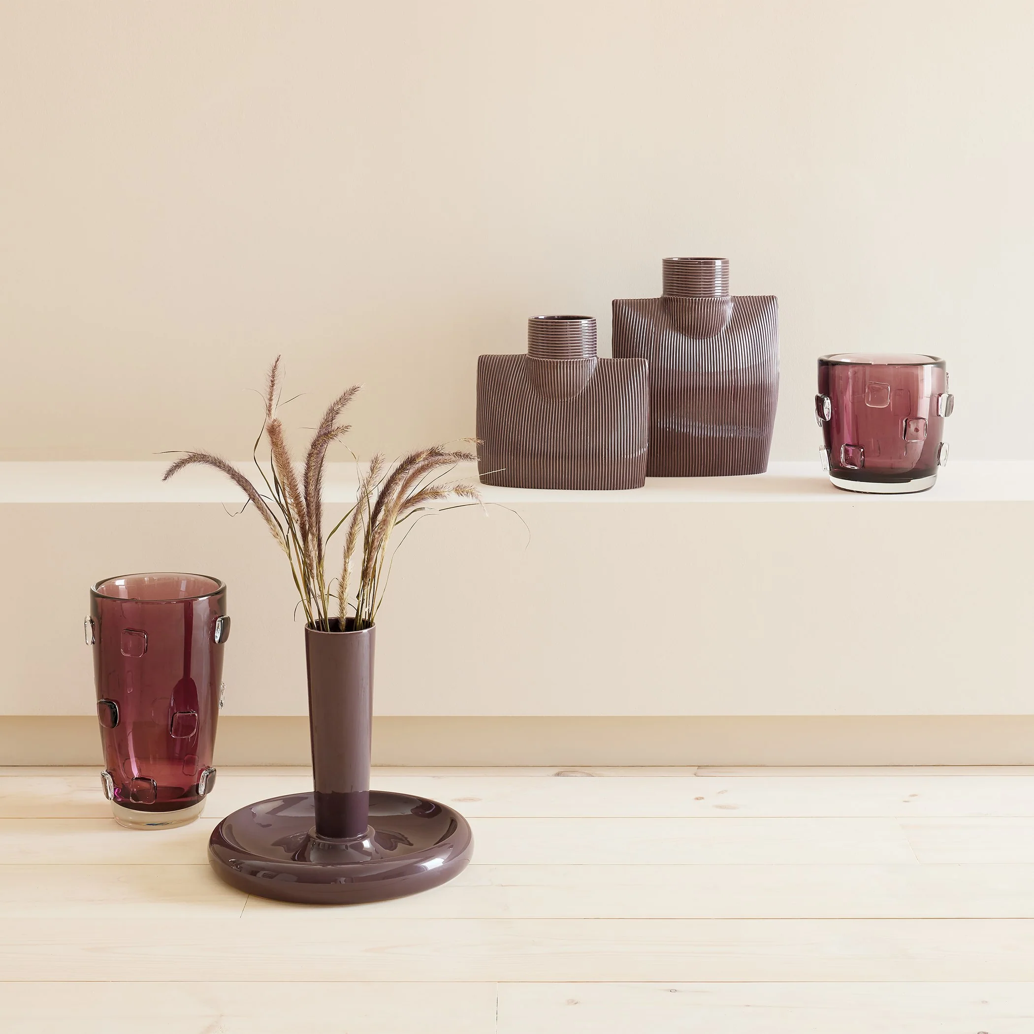 Global Views Bountiful Vase Plum - Image 4