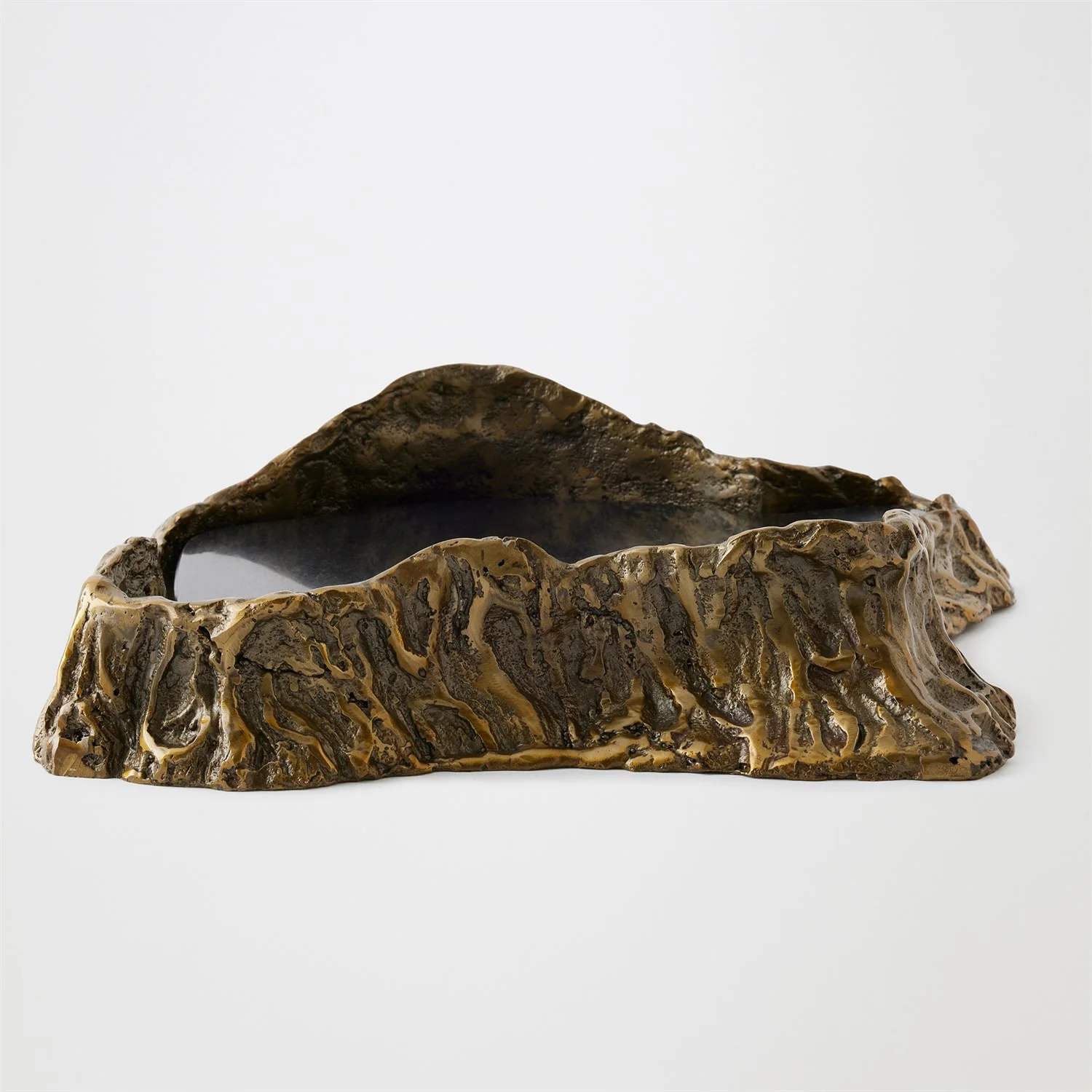 Global Views Brass Black Sequoia Tray - Image 3