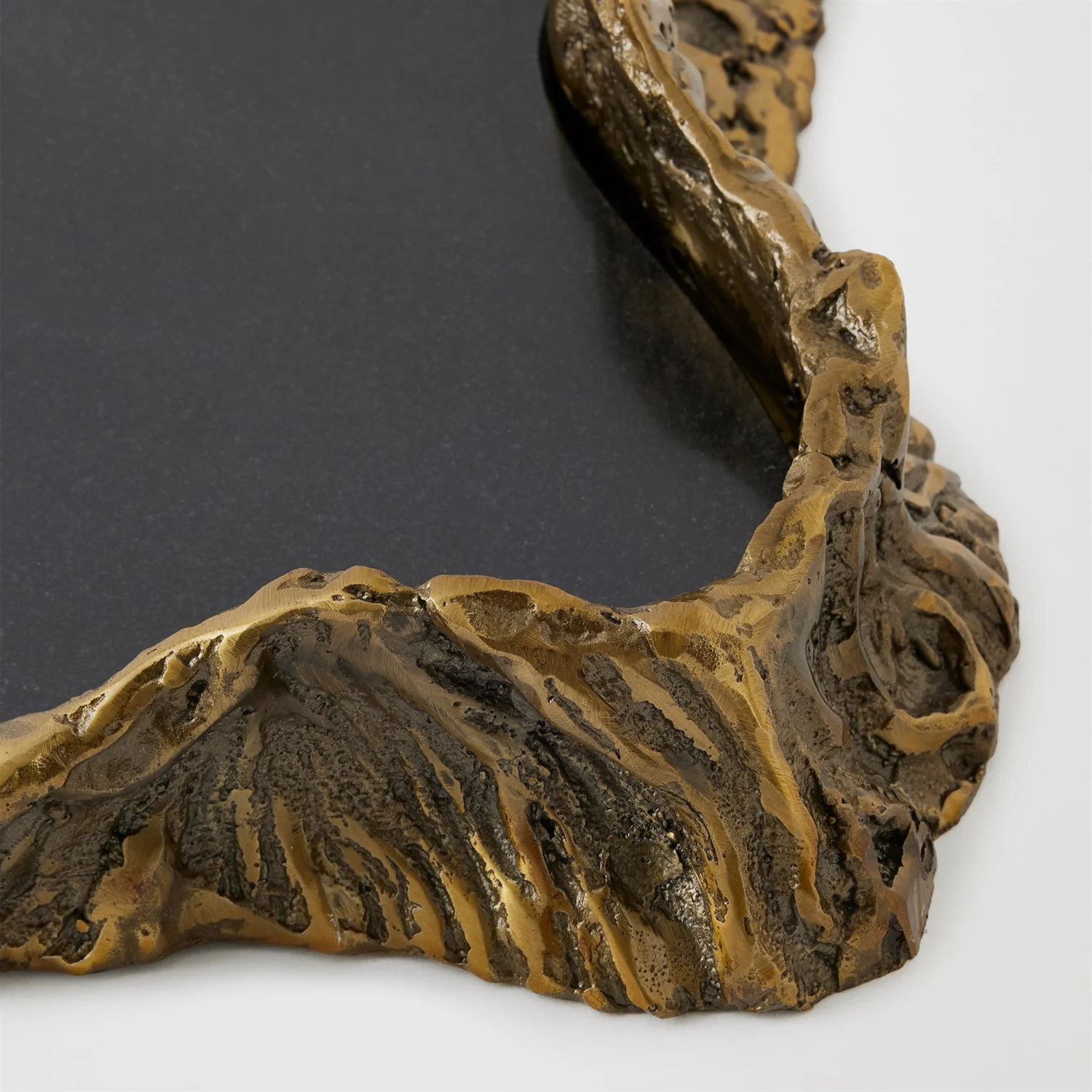 Global Views Brass Black Sequoia Tray - Image 6