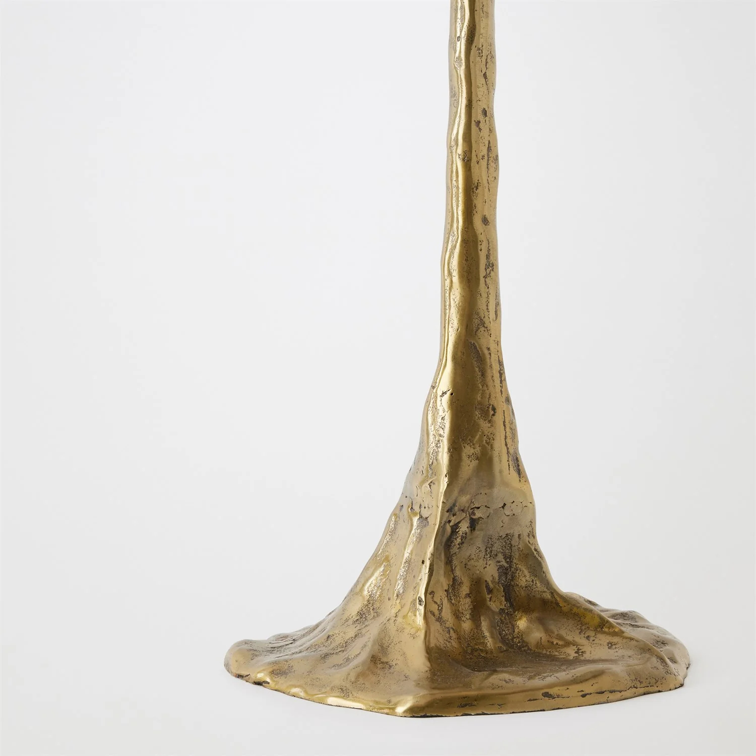 Global Views Brass Lily Pad Table - Image 3