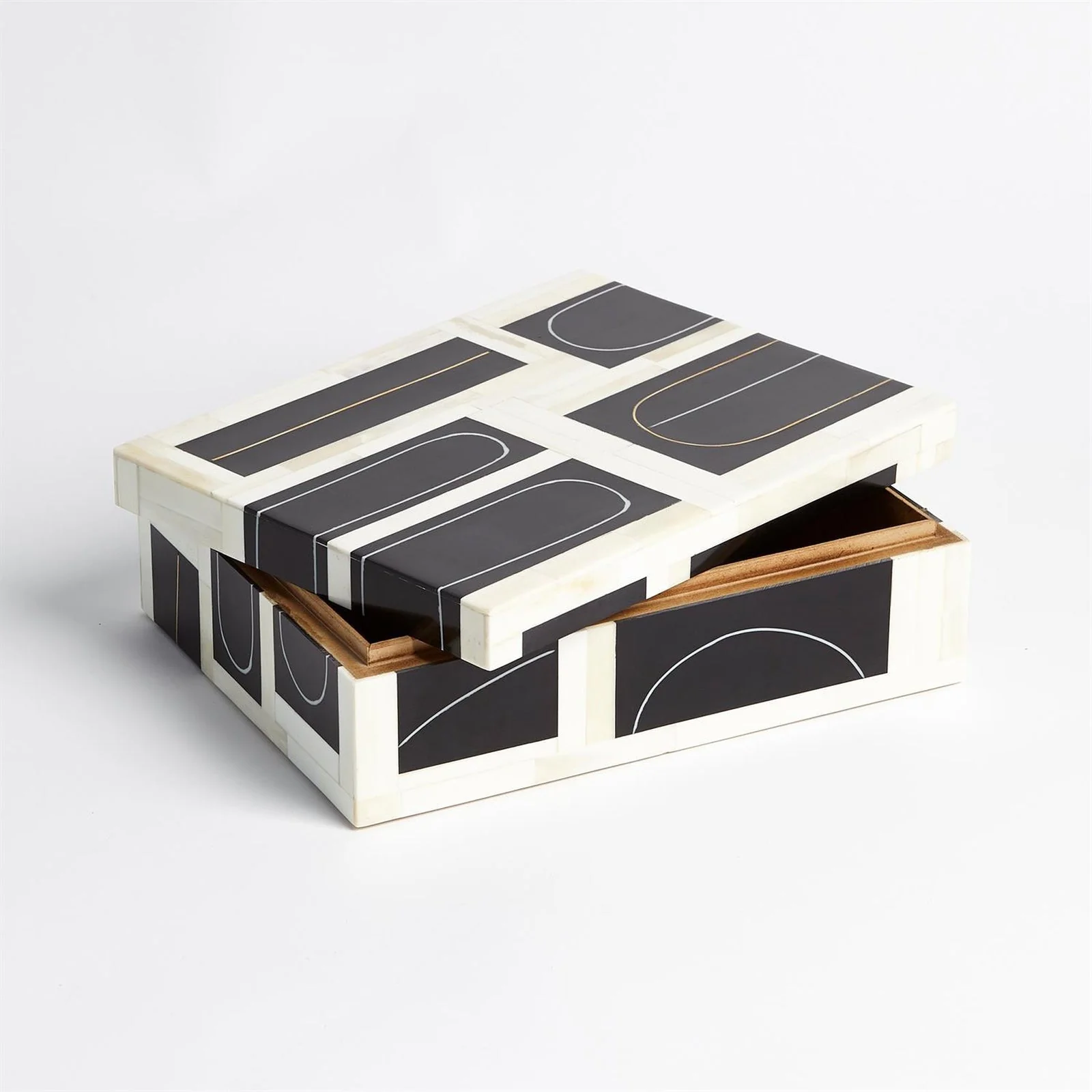 Global Views Brass Loop Box - Image 4