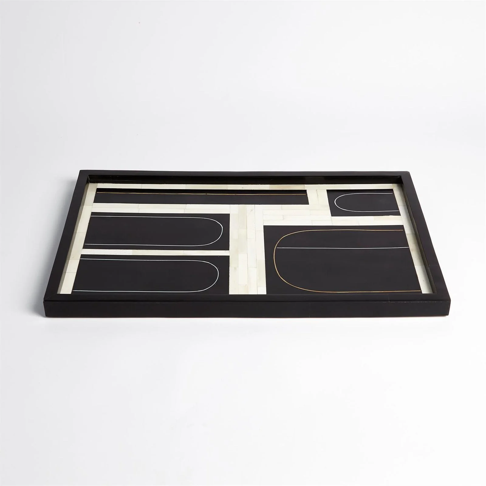 Global Views Brass Loop Tray - Image 2