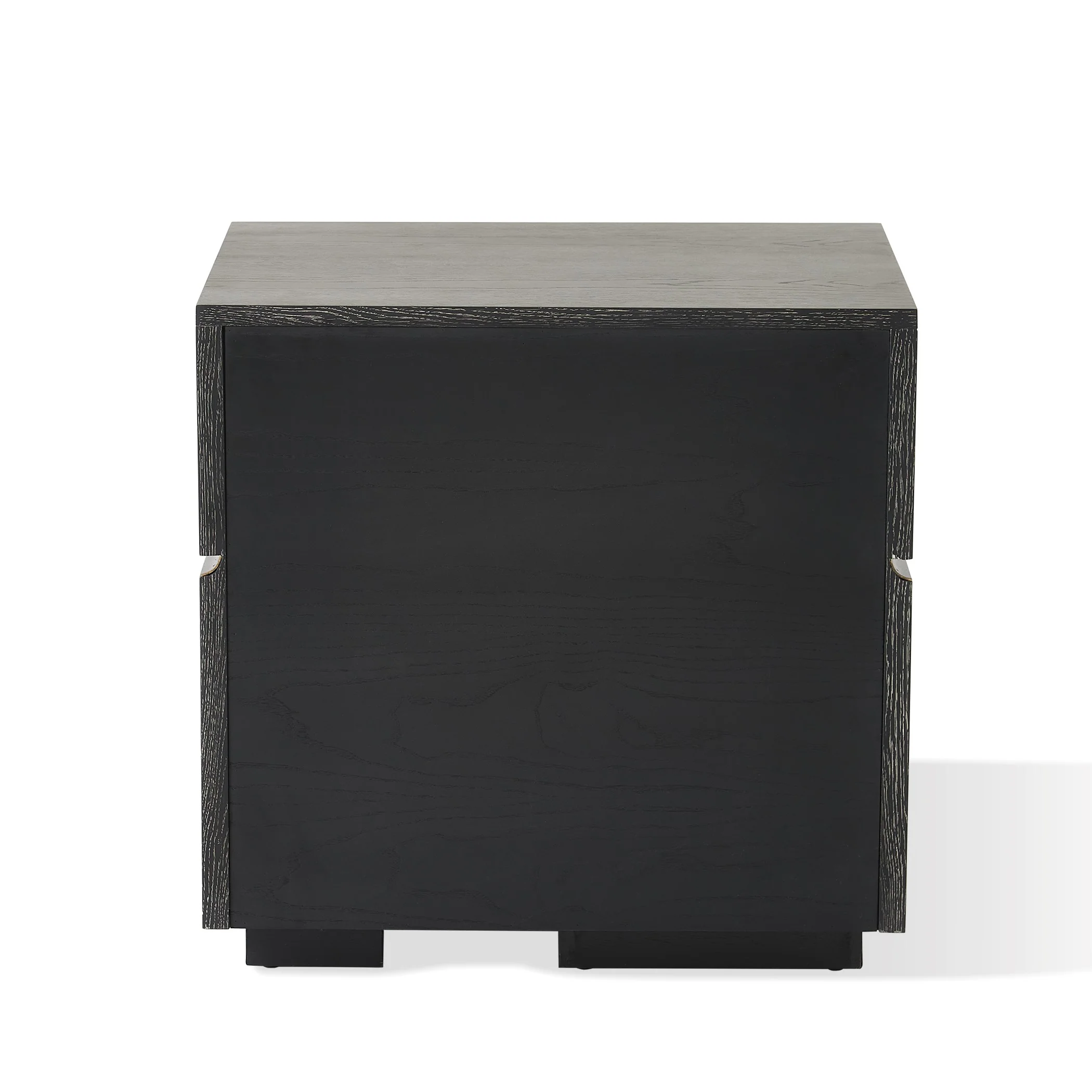 Global Views Brazil Bedside Chest-Left-Black Cerused Oak - Image 14