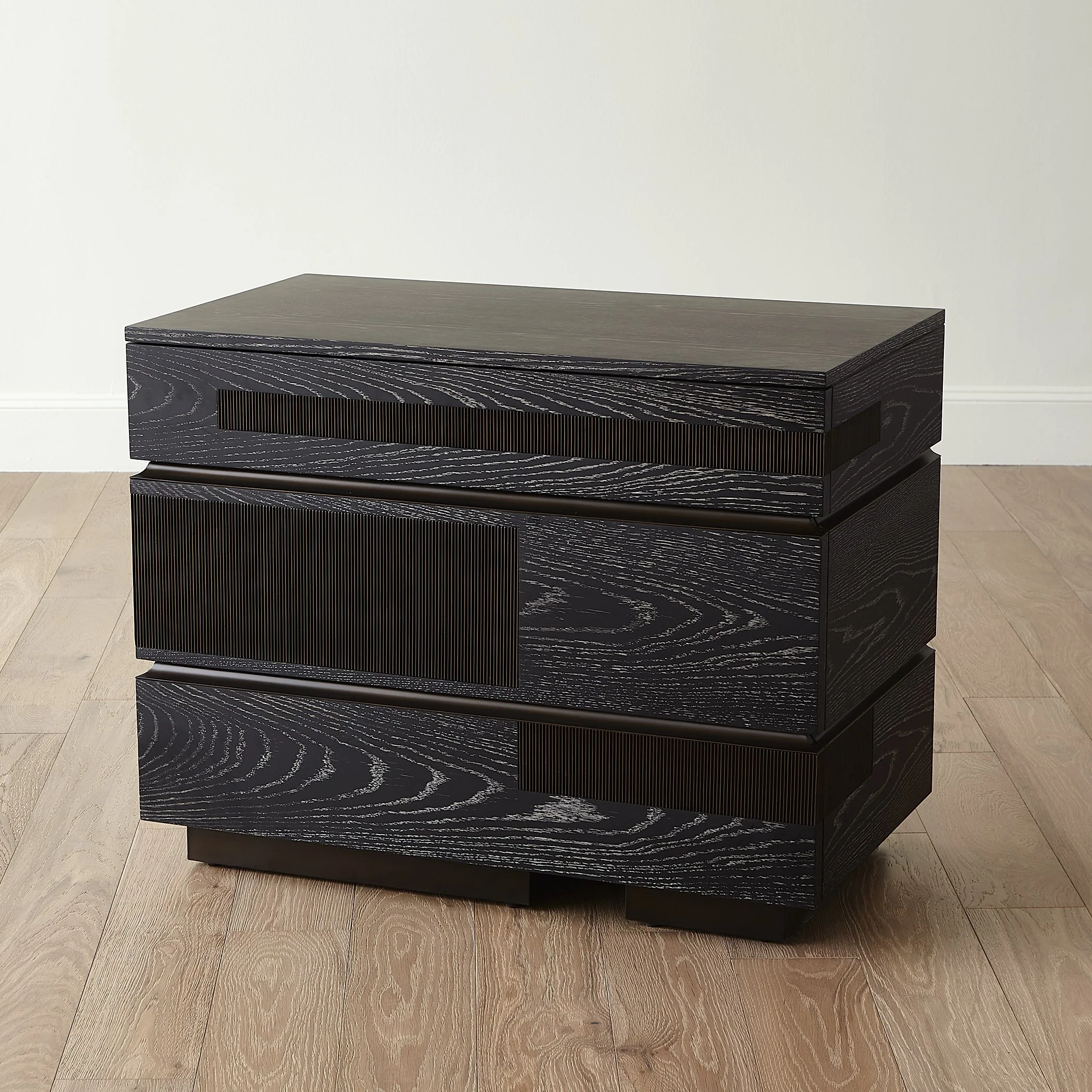 Global Views Brazil Chest-Black Cerused Oak - Image 13