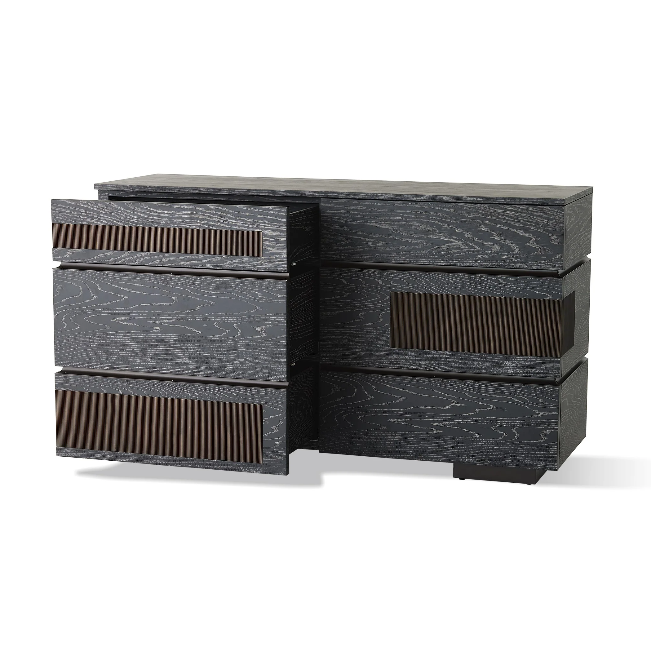 Global Views Brazil Dresser-Black Cerused Oak - Image 13
