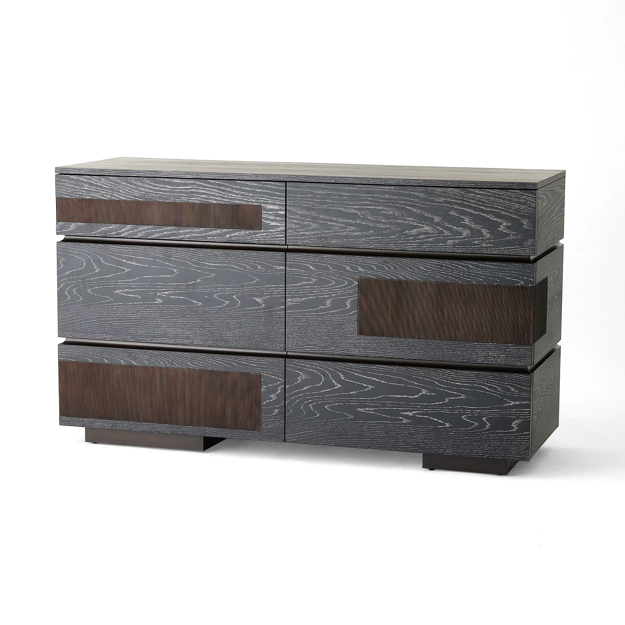 Global Views Brazil Dresser-Black Cerused Oak - Image 4