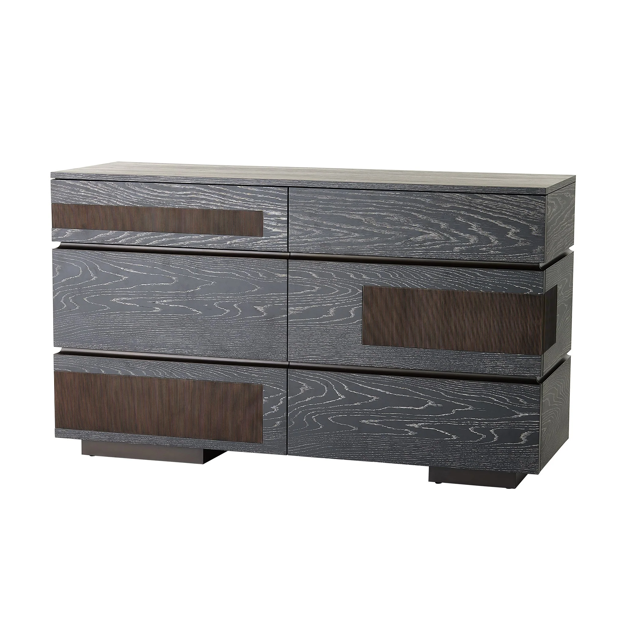 Global Views Brazil Dresser-Black Cerused Oak - Image 5