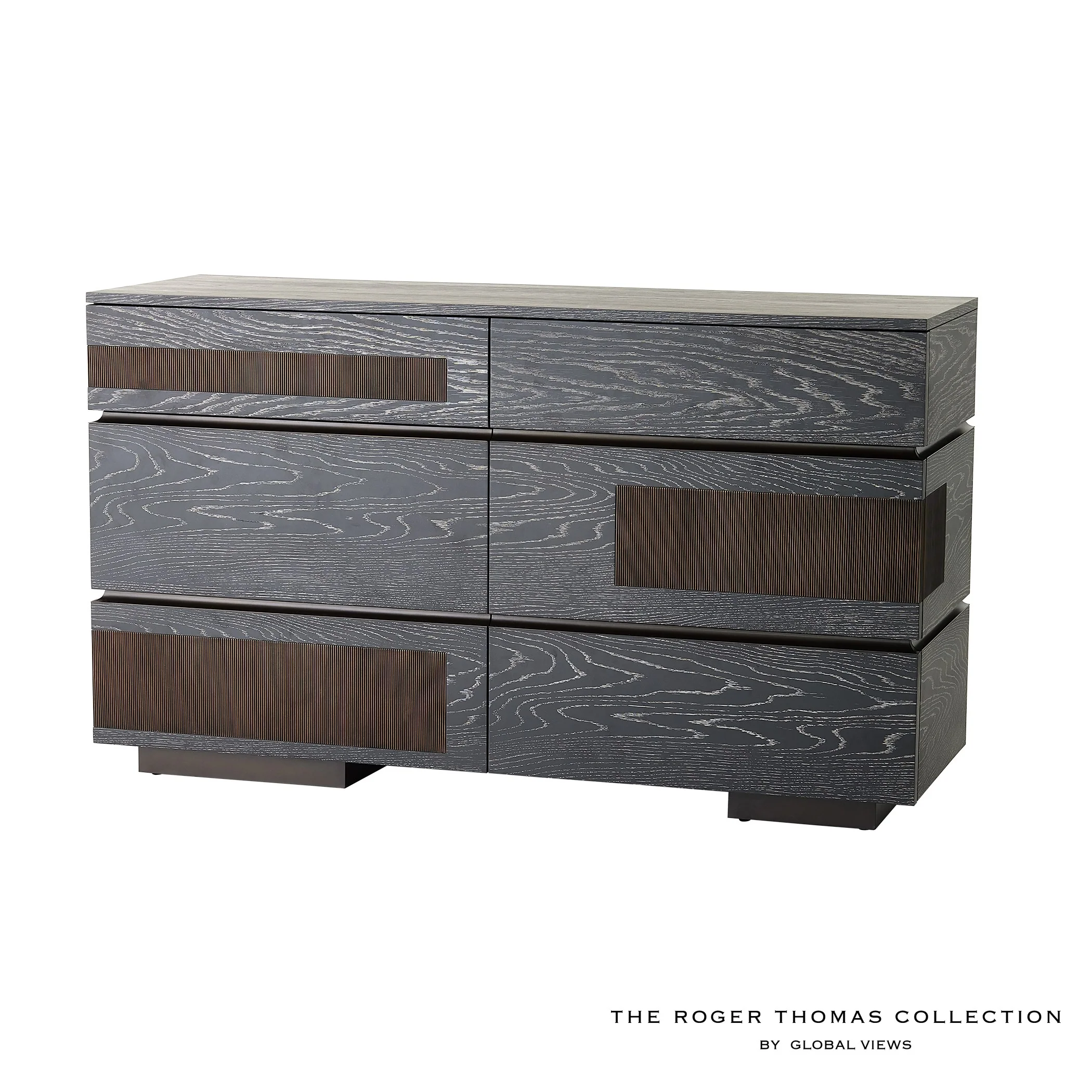 Global Views Brazil Dresser-Black Cerused Oak - Image 7